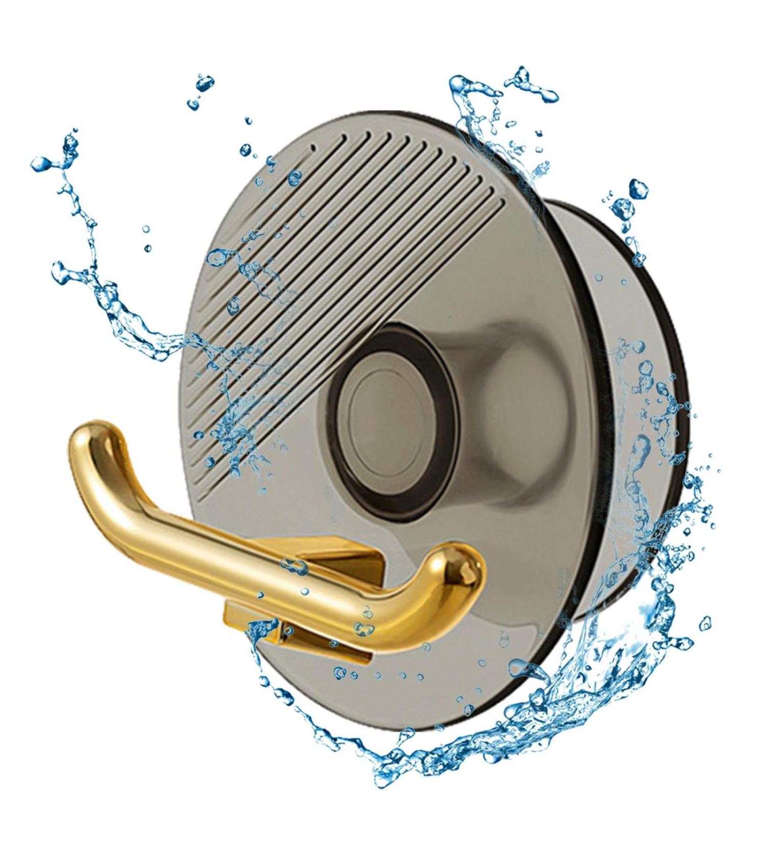 Zonto Plug-In Cable Holder & Organizer Hook | Drill-Free Shower Razor & Toothbrush Holder | Multi-Purpose Retention Hook for Kitchen & Bathroom - Translucent Gray - Buy Online on GoSupps.com