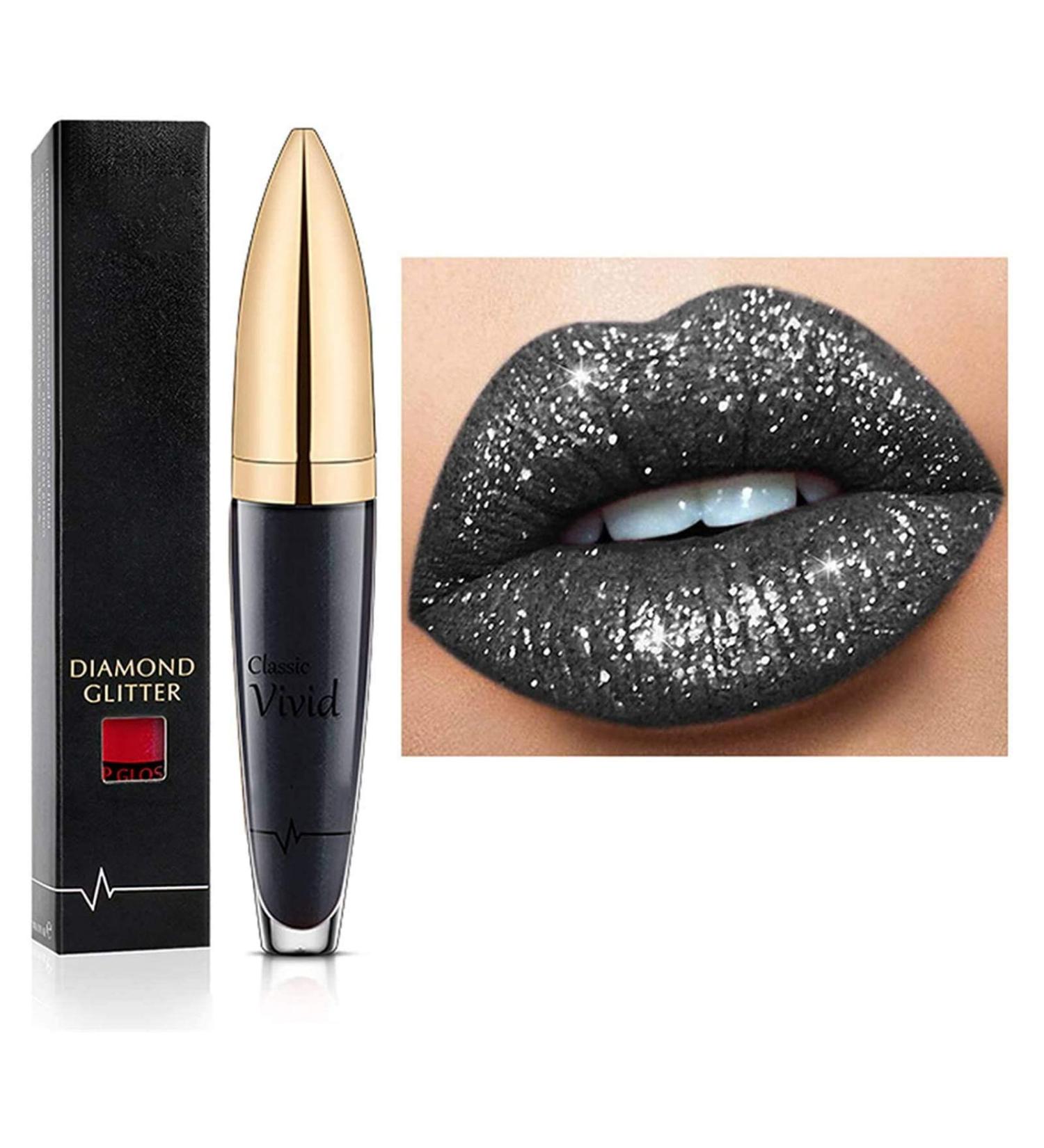 18 Colors Diamond Glossy Lipstick | Waterproof Matte Shimmer Lip Gloss | Long-Lasting Beauty Make-Up - Buy Online on GoSupps.com