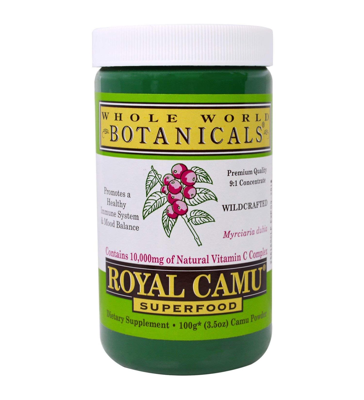 Whole World Botanicals Royal Camu Powder 3.5 oz - Superfood for Immune Support - Buy Online on GoSupps.com