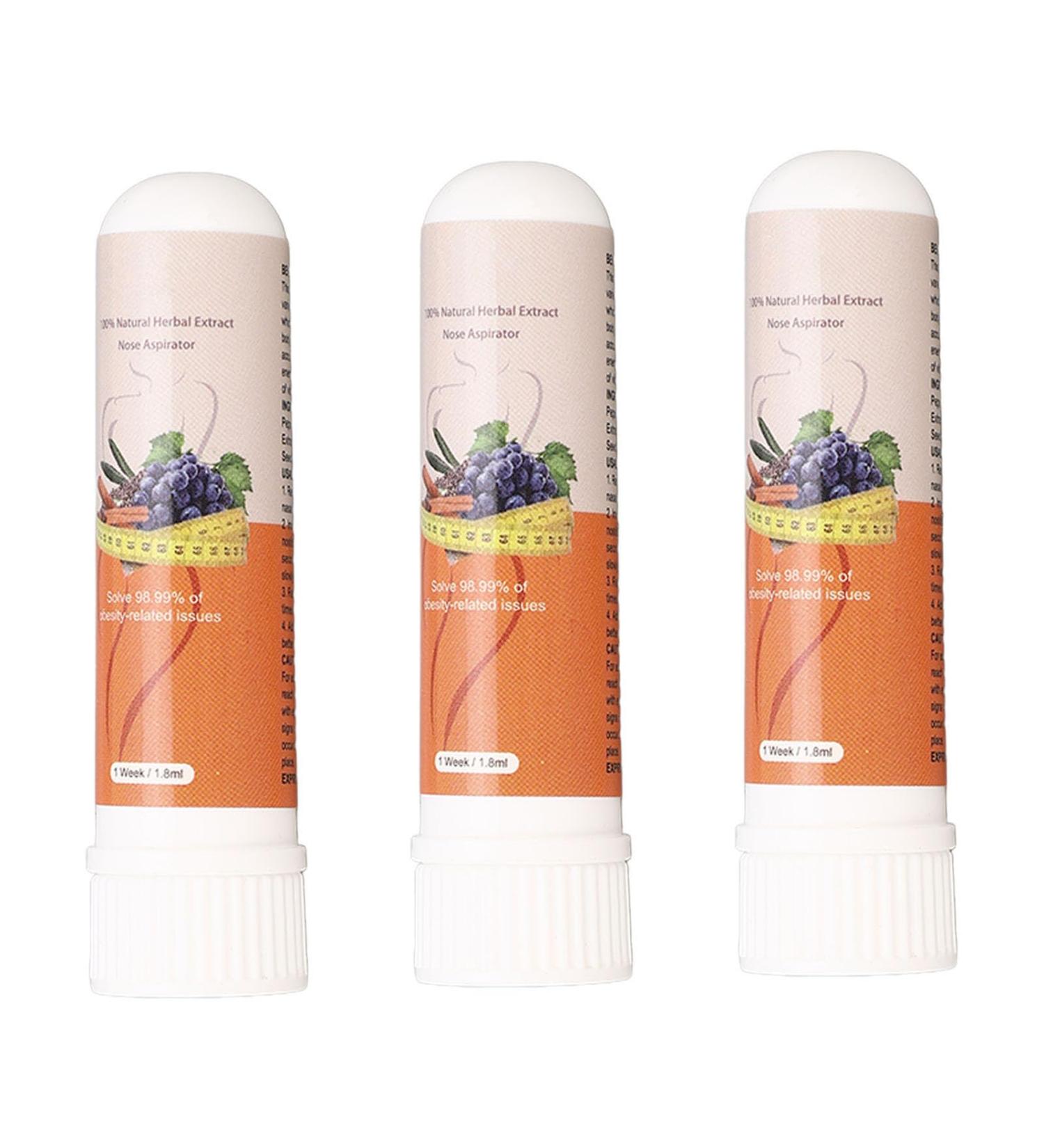 Nasal Relief Inhaler | Improve Breathing & Slimming Effects | Organic Herb Extracts | Portable Solution for Weak & Obese - Buy Online on GoSupps.com