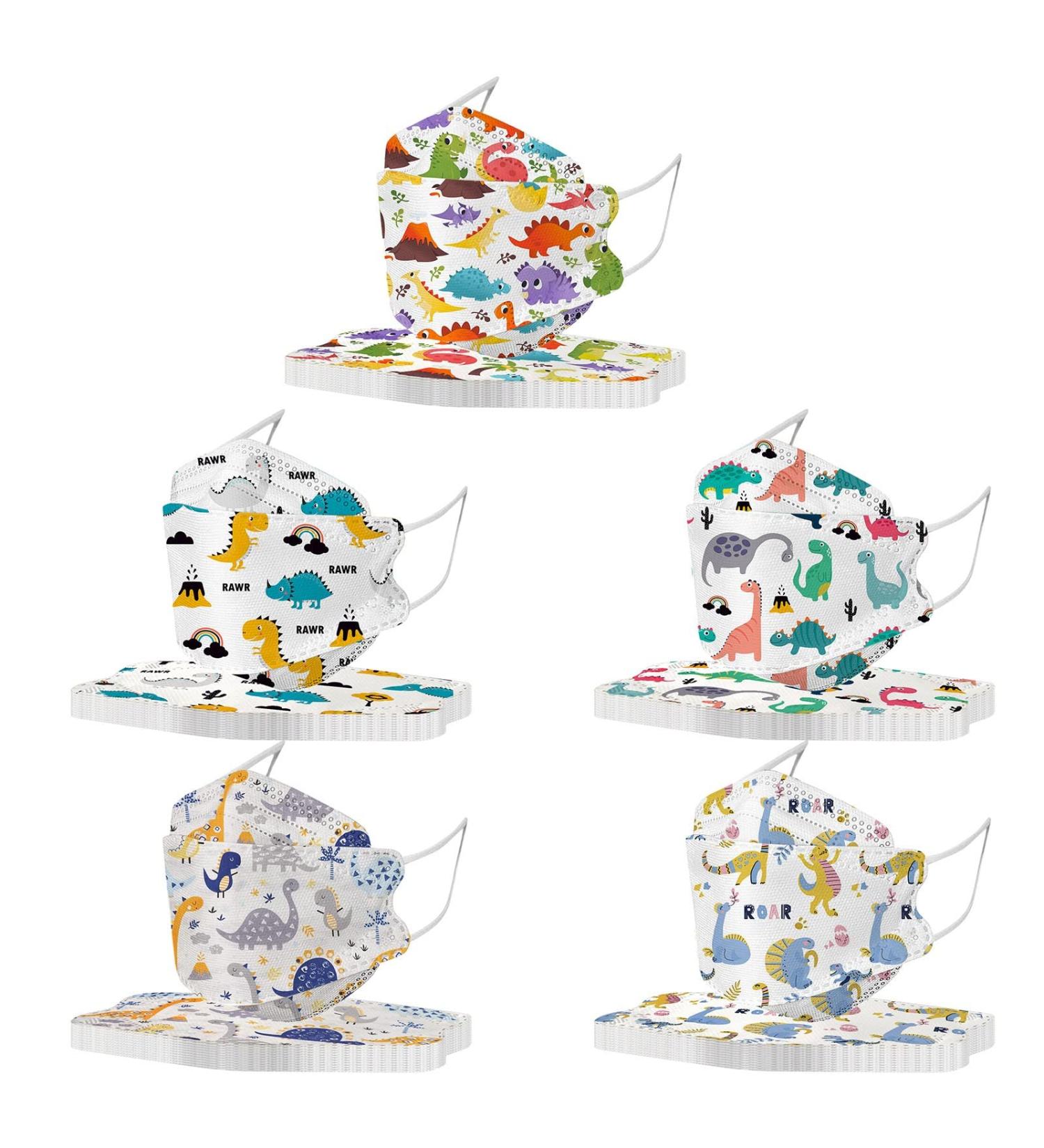 Buy Gigimountain 50-Piece Children's Disposable 4-Layer 3D Cartoon Mouth Protection - Breathable Neck Scarf & Bandana for Kids | International Shipping - Buy Online on GoSupps.com