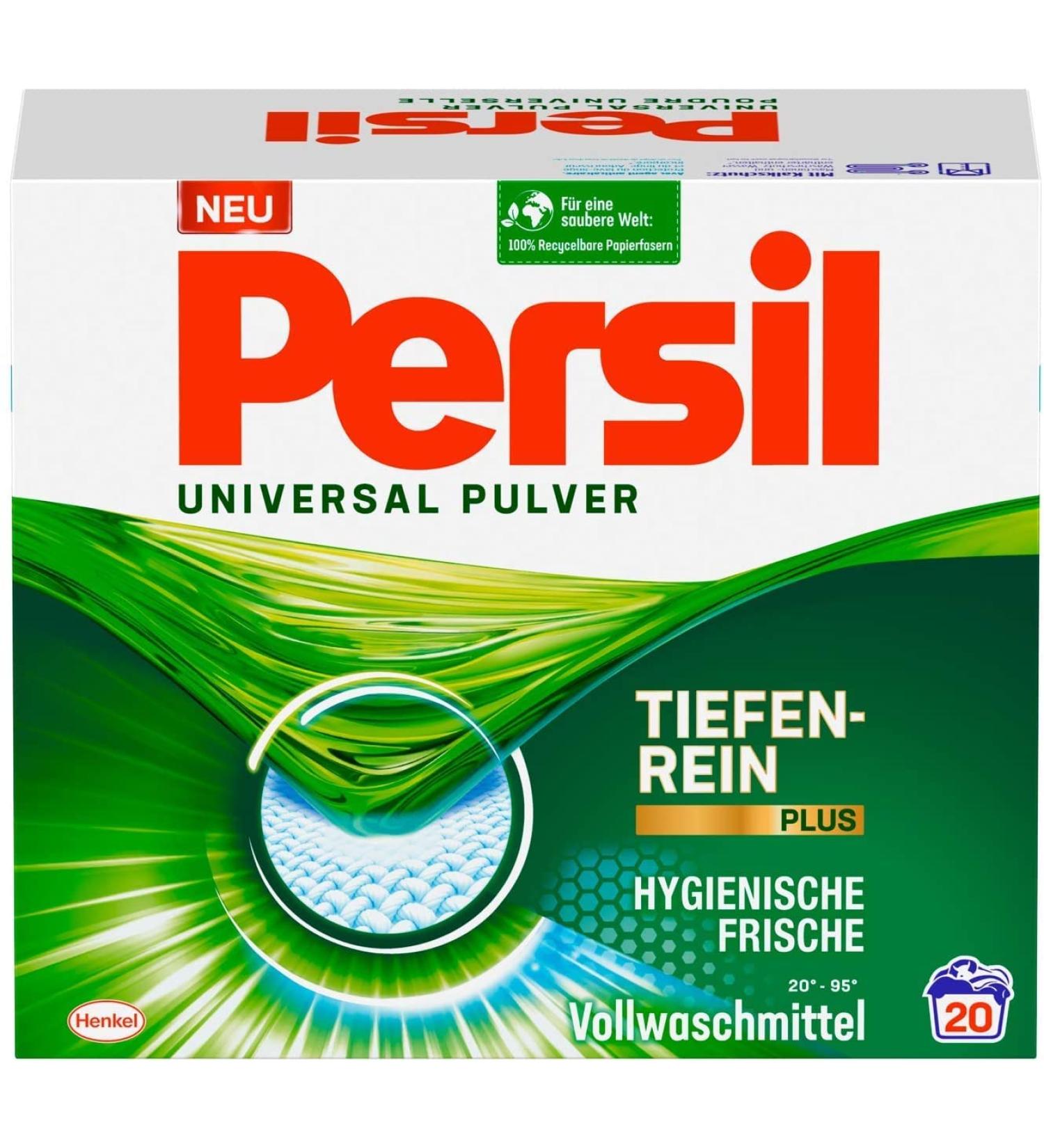 Persil Universal Powder Detergent - 20 Washloads | Deep-Purity-Plus Technology for Radiant Stains & Brightness - Shop Internationally - Buy Online on GoSupps.com