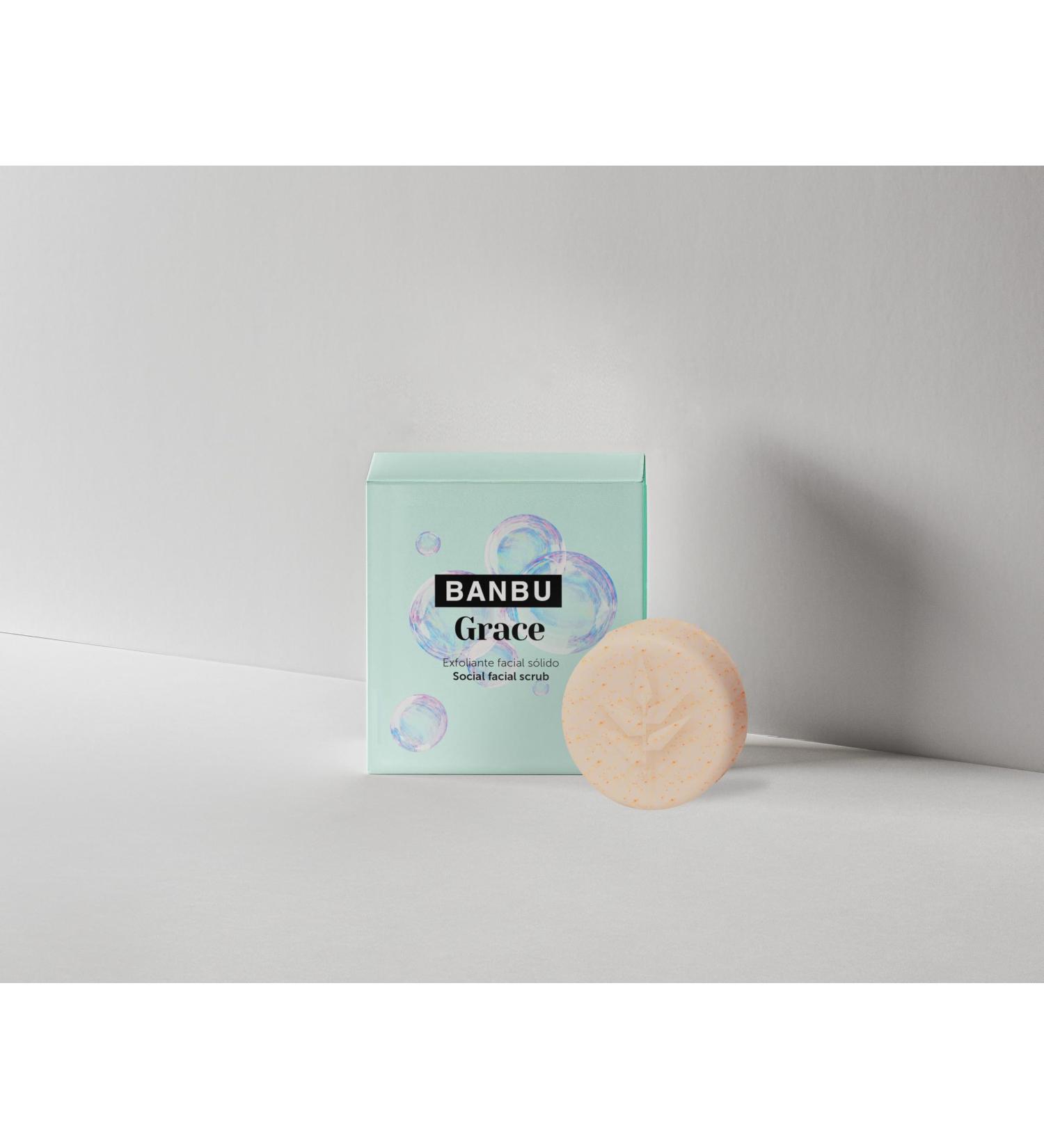 BANBU Grace Exfoliating Face | Facial Exfoliating Cleansing Soap | Unclogs Pores & Softens Skin | Moisturizes & Replenishes Dead Cells