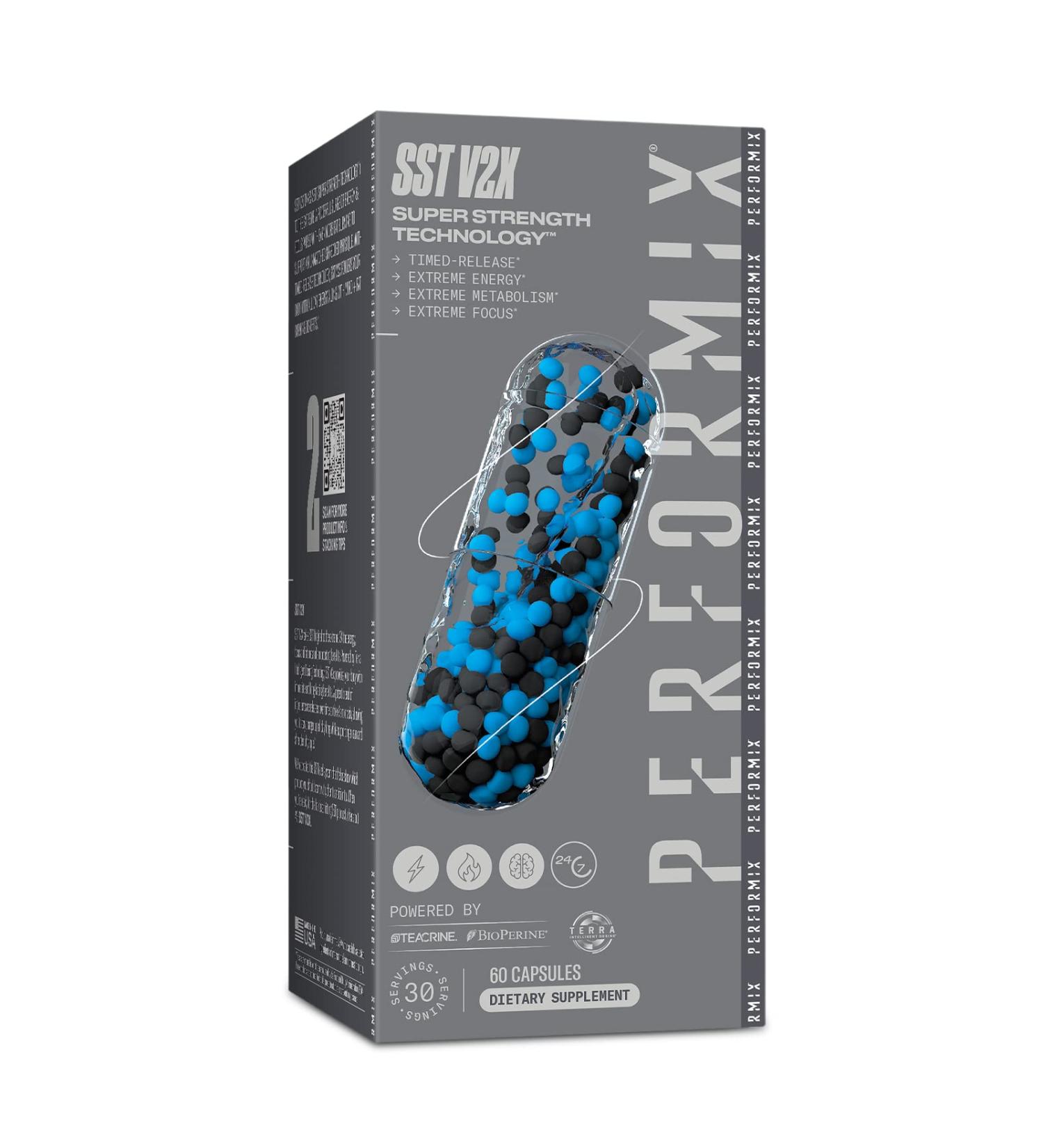 Performix SST Extreme V2X Thermogenic Supplement - 60 Capsules for Energy & Focus - Buy Online on GoSupps.com