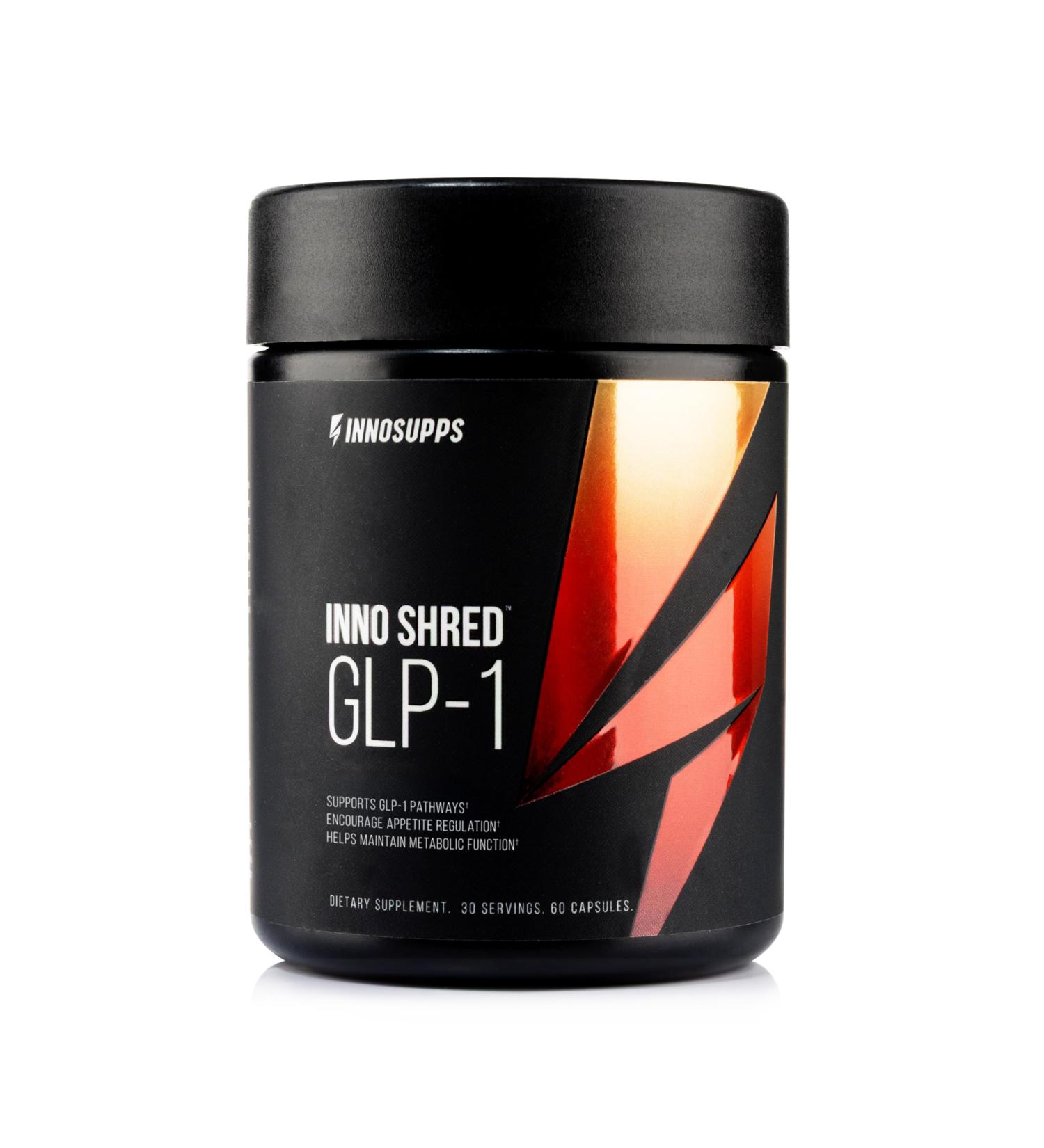 Inno Supps Inno Shred GLP-1 | Thermogenic Support + Appetite Support + Energy* | Berberine + Chromium | 60 Capsules. 30 Servings. Inno Shred GLP-1 - Fat Burner - Buy Online on GoSupps.com