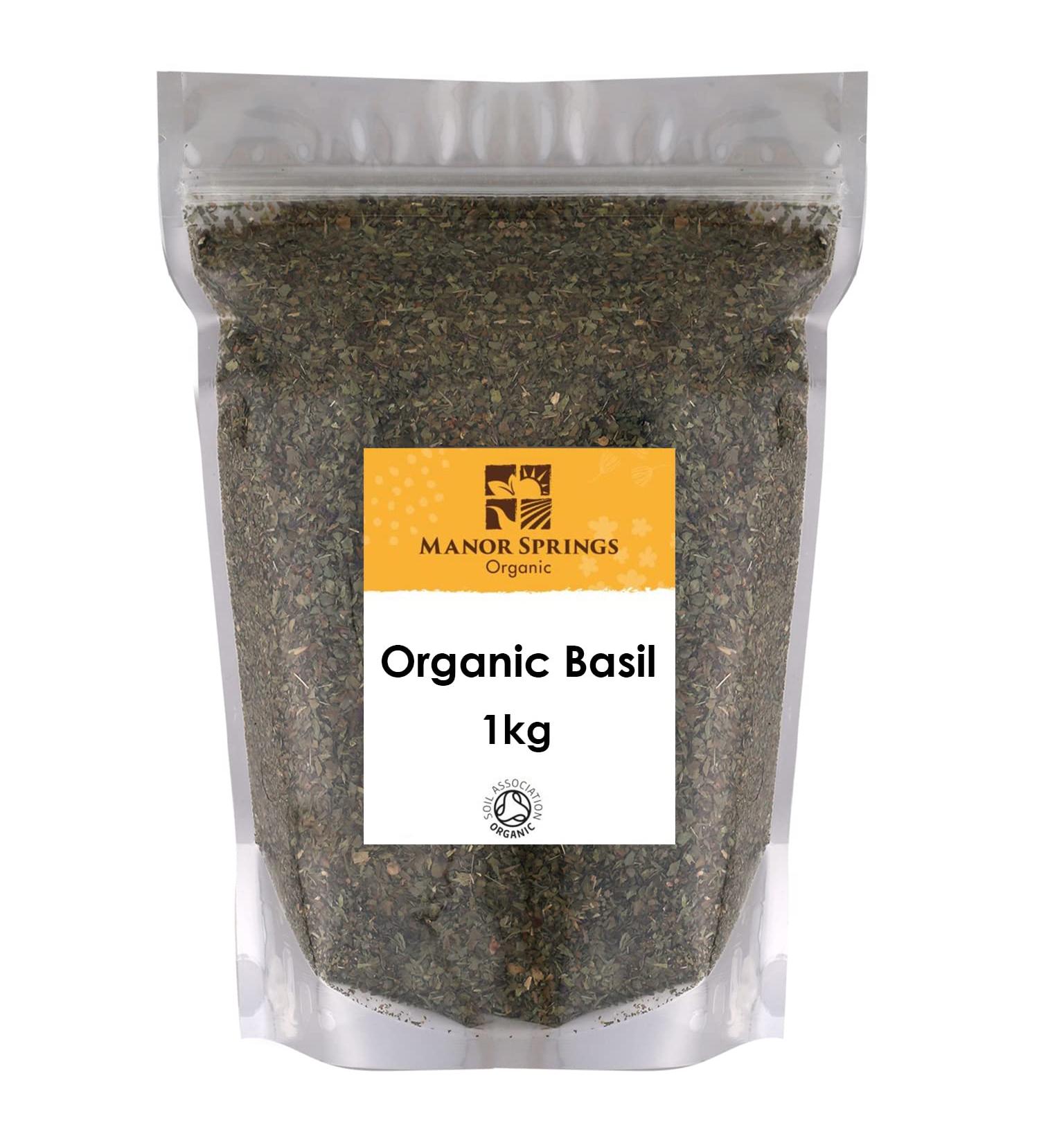 Organic Basil 1kg by Manor Springs Organic - Buy Online on GoSupps.com