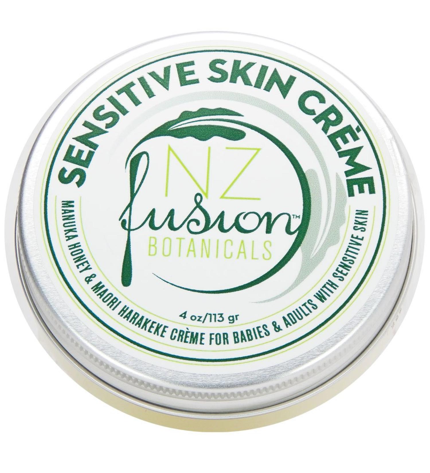 NZ Fusion Botanicals Sensitive Skin Cream | Manuka Honey & Harakeke Moisturizer for Dry, Irritated Skin | Psoriasis & Rosacea Relief - Buy Online on GoSupps.com