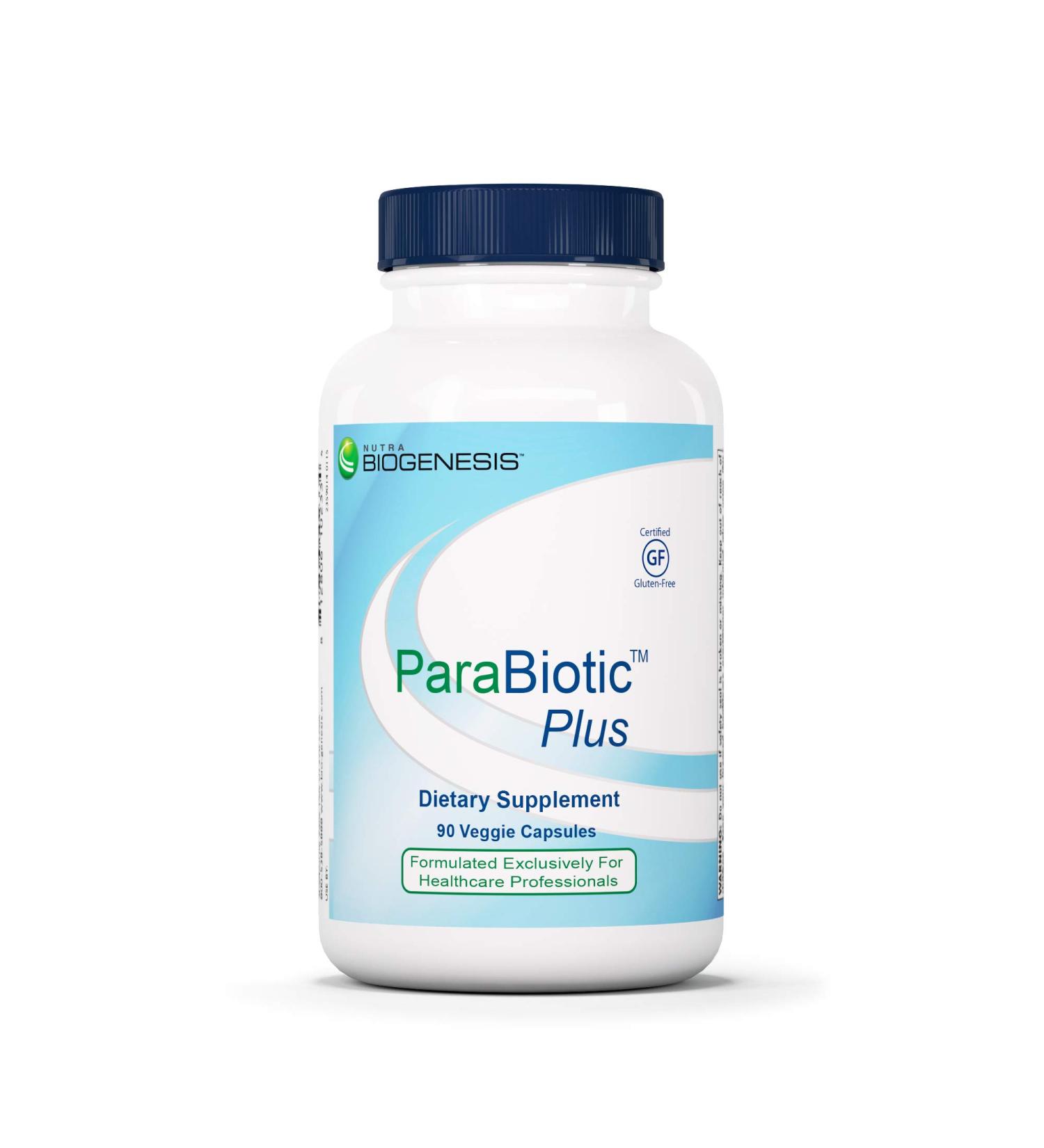 ParaBiotic Plus: Organic Neem, Wormwood & Black Walnut - 90 Capsules | Immune & Microbiome Support - Gluten-Free, Vegan, Non-GMO - Buy Online on GoSupps.com