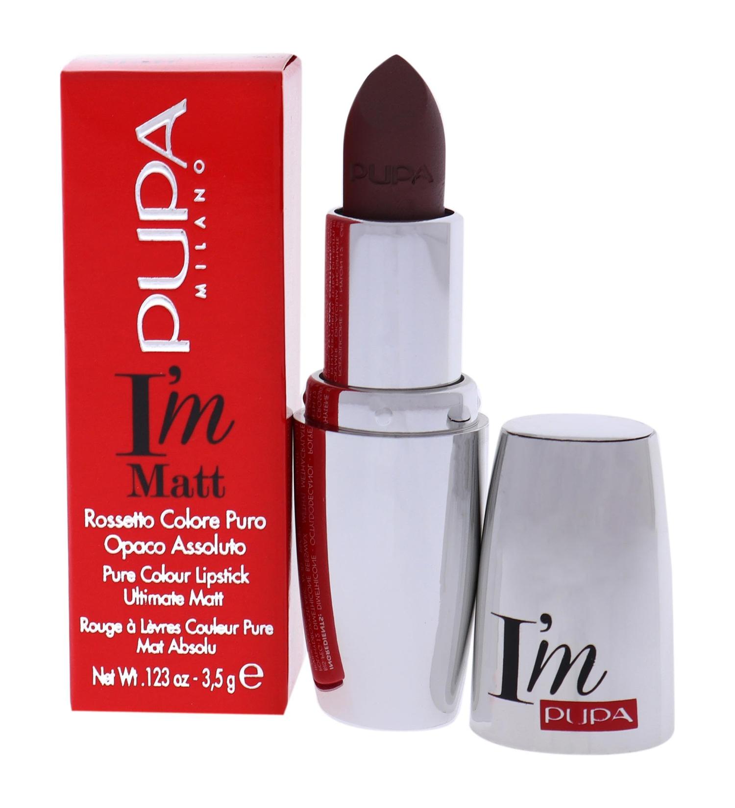 PUPA Milano I Am Matte Lipstick 037 Unexpected Mauve - 3.5g | Long-Lasting Vibrant Color for Women - Buy Internationally - Buy Online on GoSupps.com