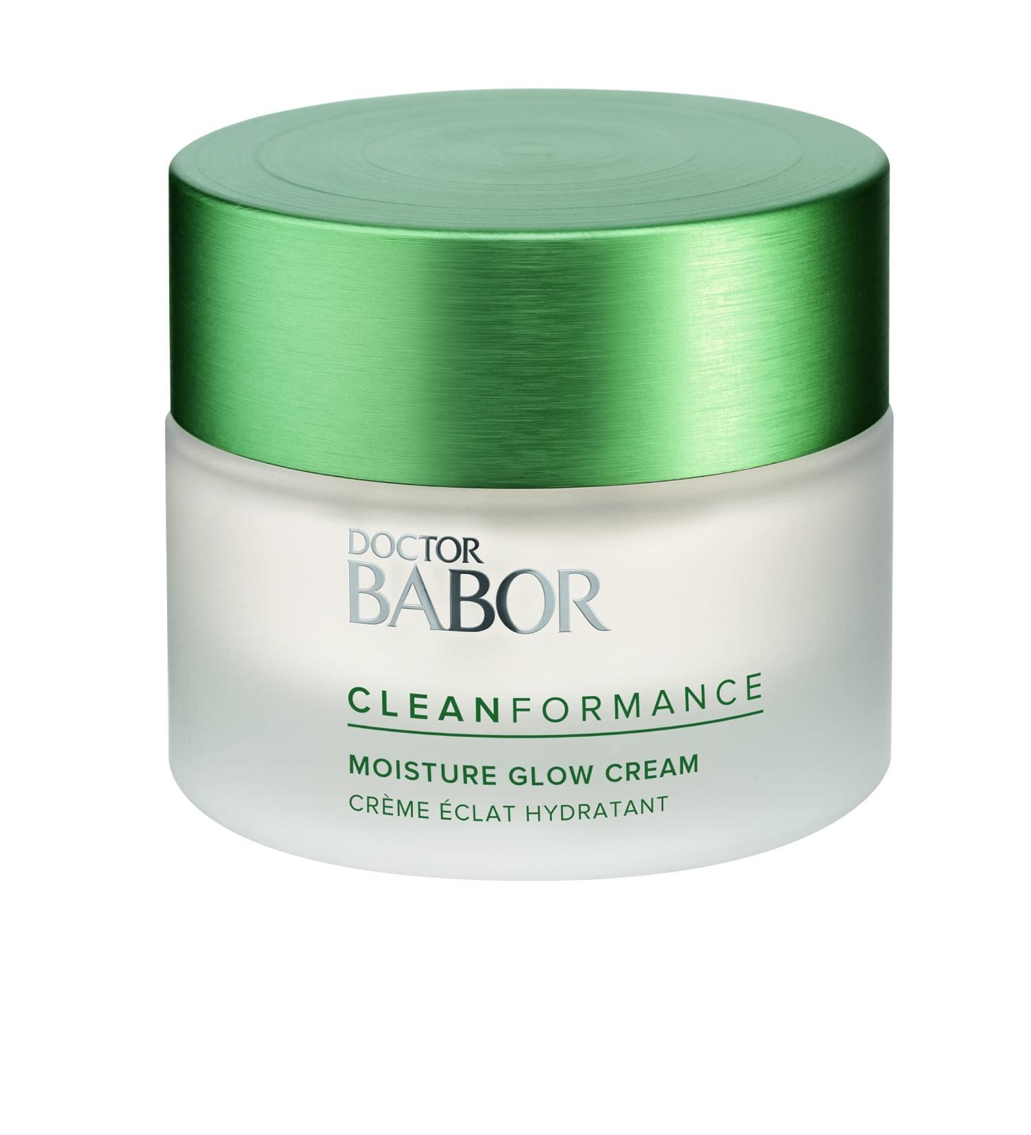 DOCTOR BABOR CLEANFORMANCE Moisture Glow Cream - Hydrating Probiotic Day/Night Cream with Hyaluronic Acid for Radiant Glow | Clean Beauty, Vegan - Buy Online on GoSupps.com