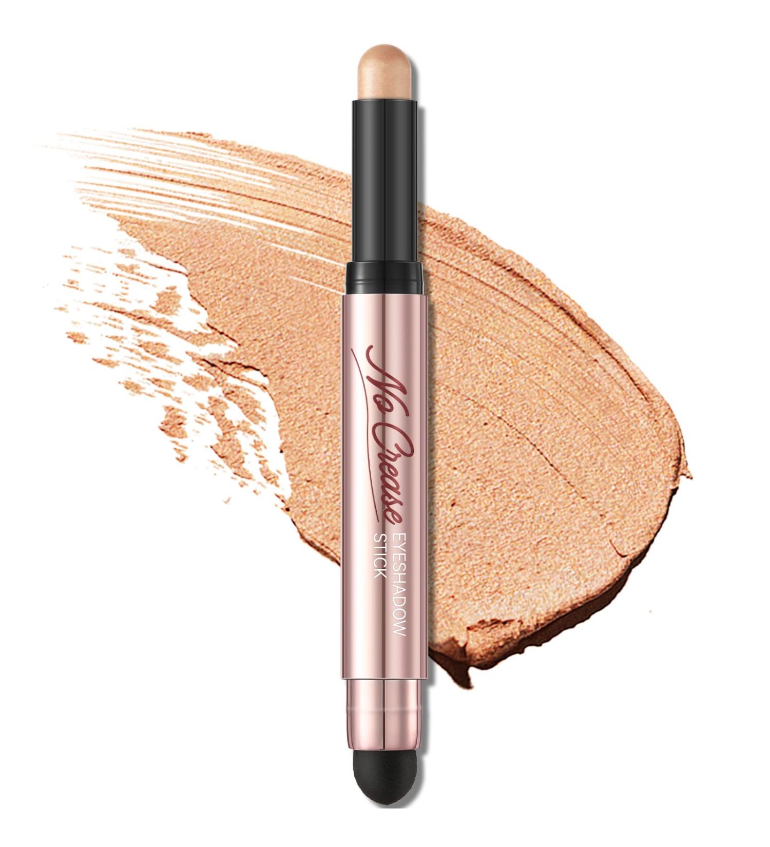 FOCALLURE No Crease Eyeshadow Stick | Creamy Matte & Shimmer Eye Shadow Pencil | Smudge-proof & Waterproof | LIMONCELLO 04 - Buy Online on GoSupps.com