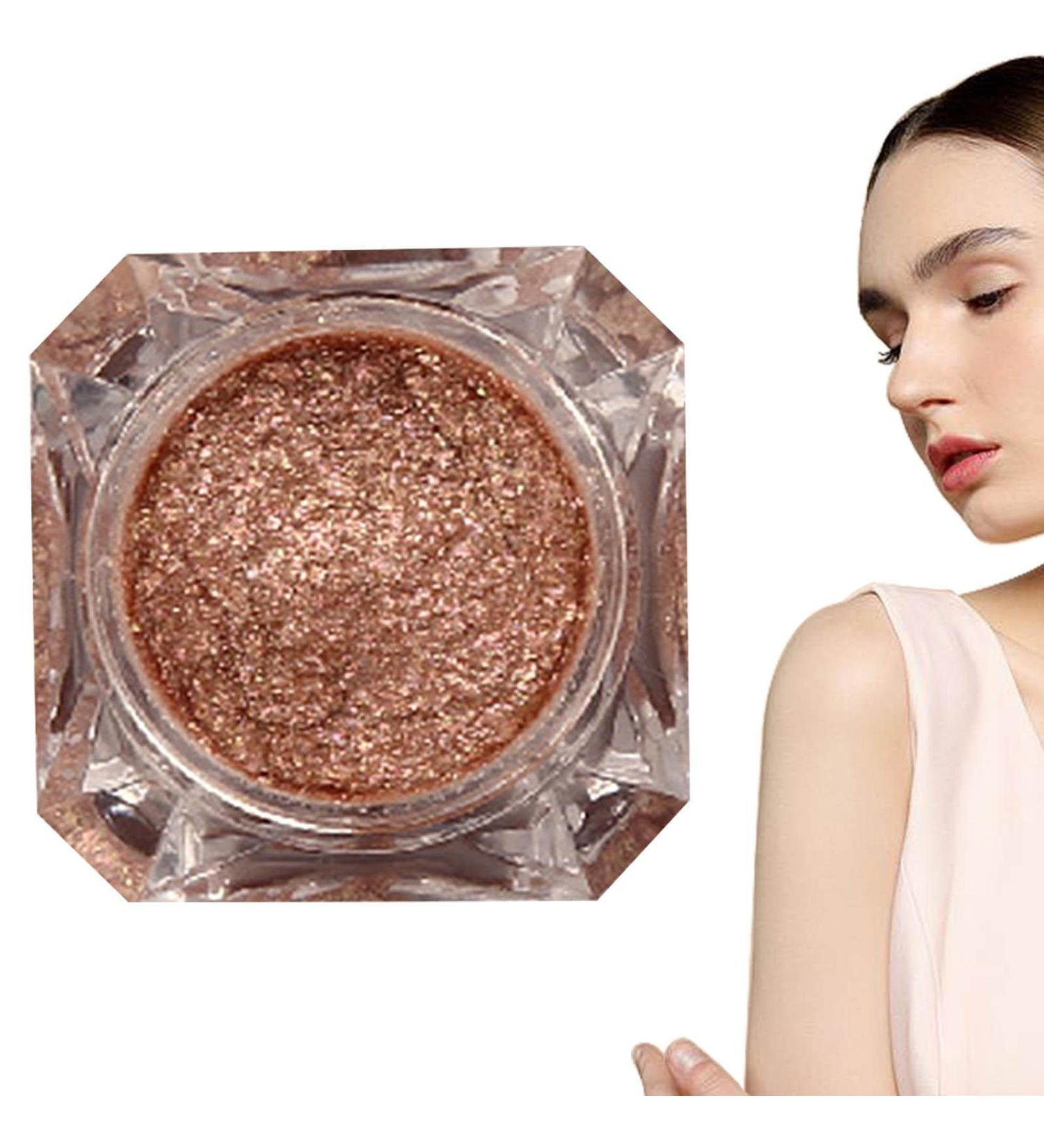 Single Colour Eyeshadow - Sparkling Pearly Diamonds Luster Eye Shadow Long-Lasting Shimmer Blendable Sweat Proof Beauty Cosmetics High Pigment 1 - Buy Online on GoSupps.com