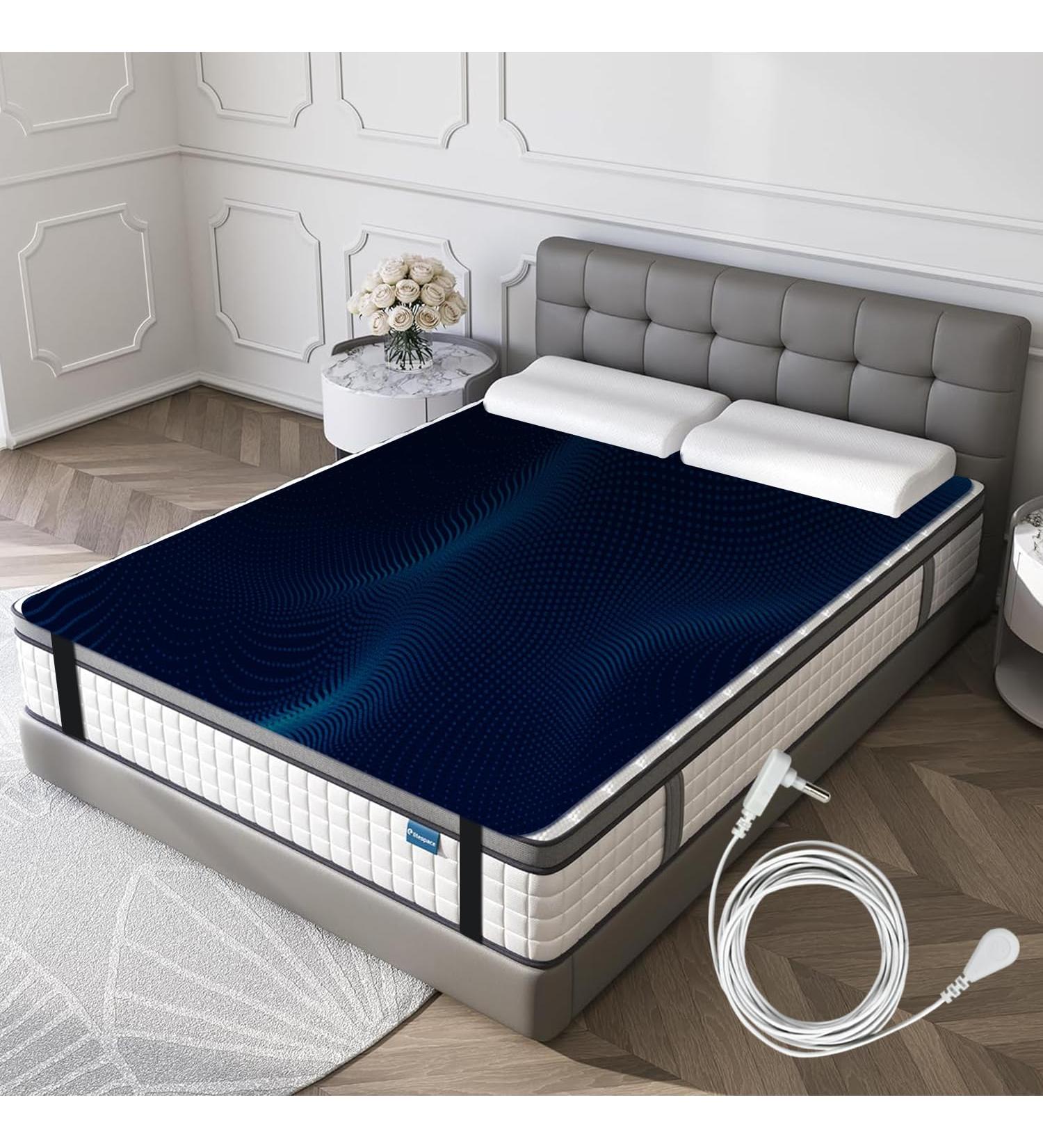 Grounding Mat NEWMEIL Ground Mat Therapy Earthing Mat Reduce Pain and Better Sleep (Sheet 54 71 in) Sheet 54 * 71 in - Buy Online on GoSupps.com