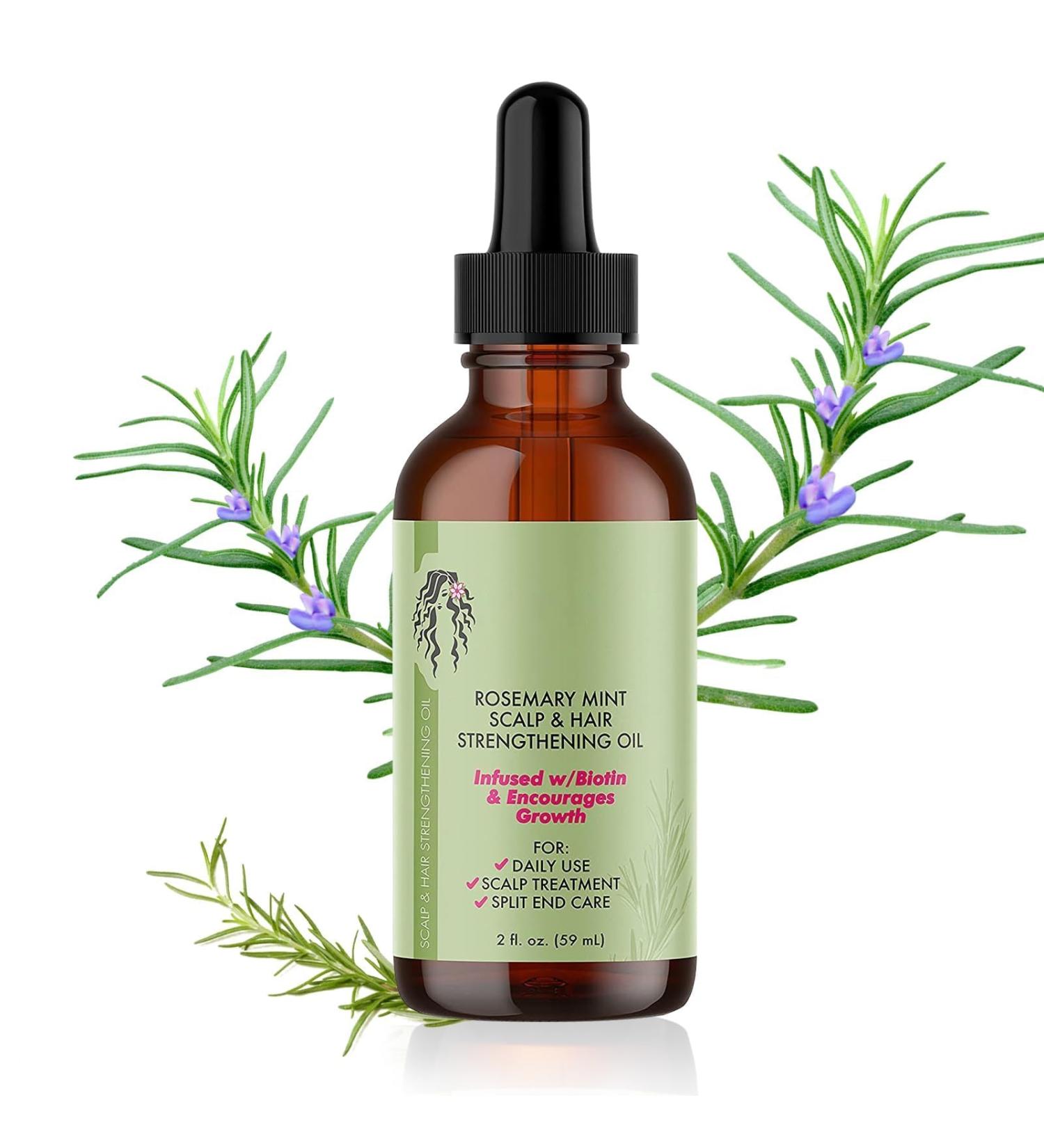 Organic Rosemary Oil for Hair Growth | Natural Essential Oil for Hair Loss & Damage Treatment 1 Piece - Buy Online on GoSupps.com