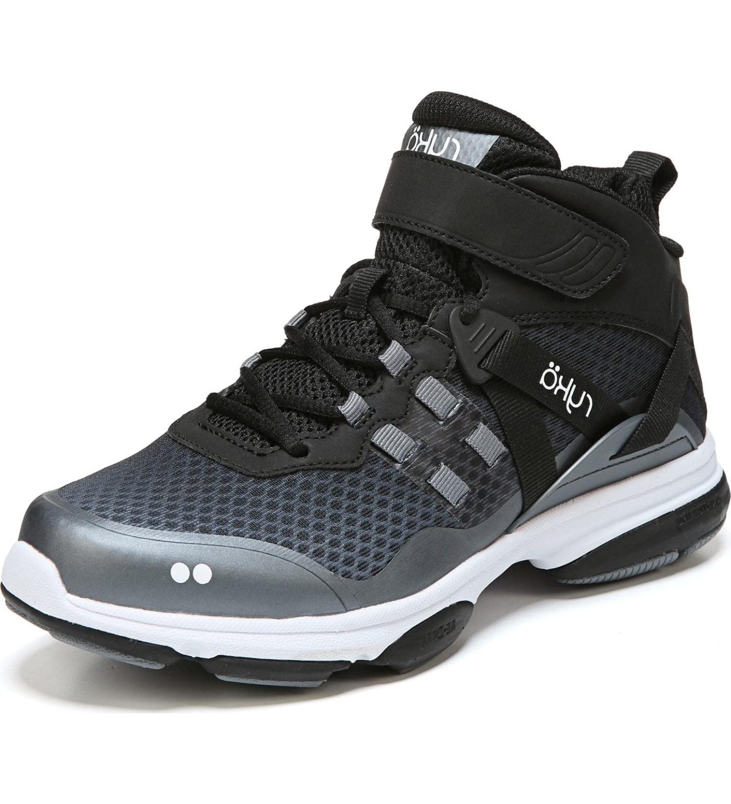Ryka Women's Devotion XT Mid Training Shoe 8.5 - Black Gray | Best Price & Free Shipping - Buy Online on GoSupps.com