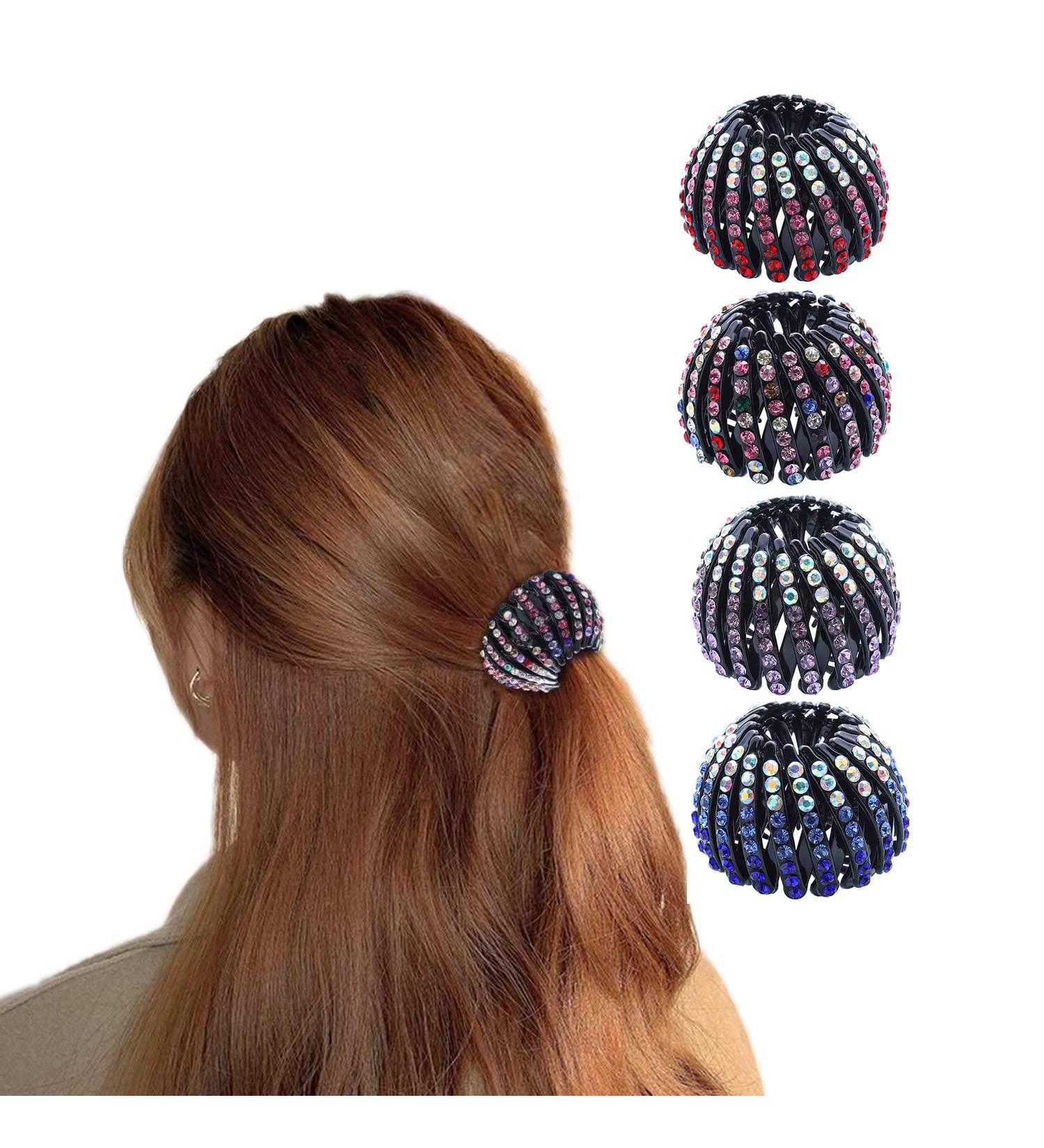 Zasolf Bird Nest Hair Clips - 4 Pcs Vintage Magic Hair Accessories for Women - Buy Online on GoSupps.com