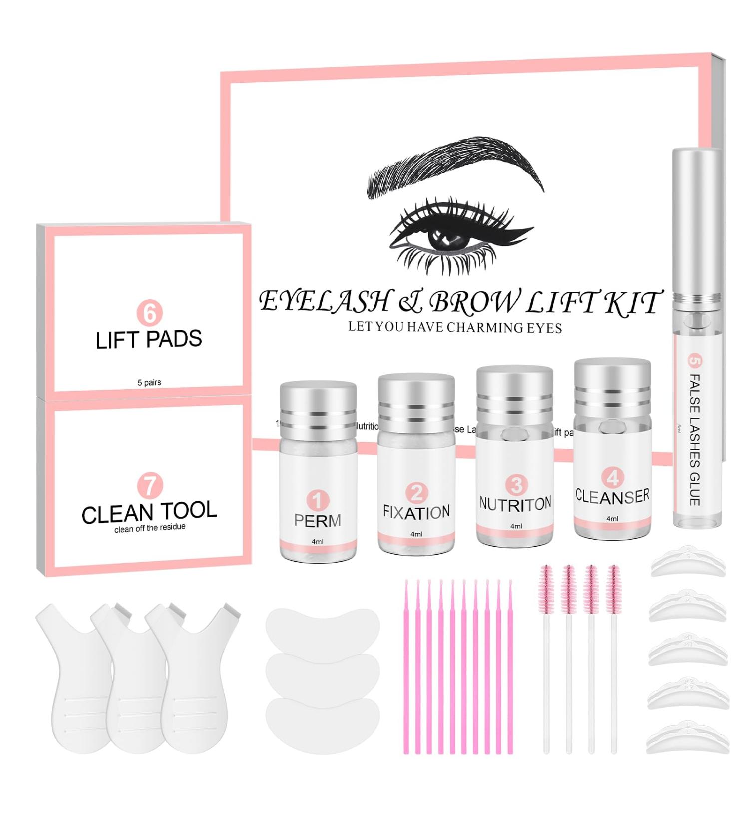 Professional Eyebrow & Eyelash Lifting Set Perfect Gifts for Women & Moms | Eyebrow Lamination & Wimperwelle Kit - Buy Online on GoSupps.com