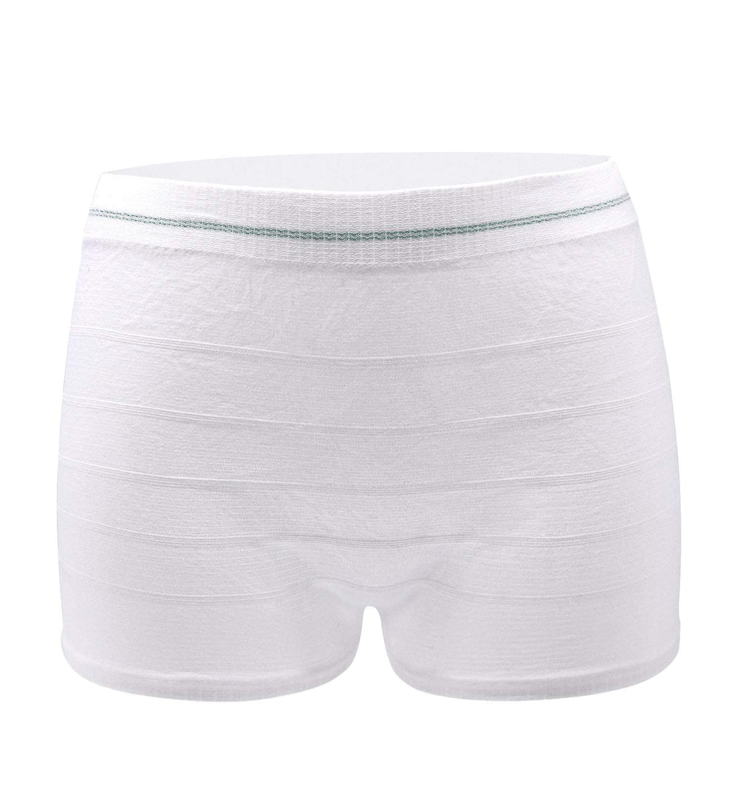 HANSILK Women's Seamless Postpartum Disposable Underwear 3 PCS - High Waist C-Section Recovery Maternity Underwear, Breathable Comfort, 3XL White - Buy Online on GoSupps.com