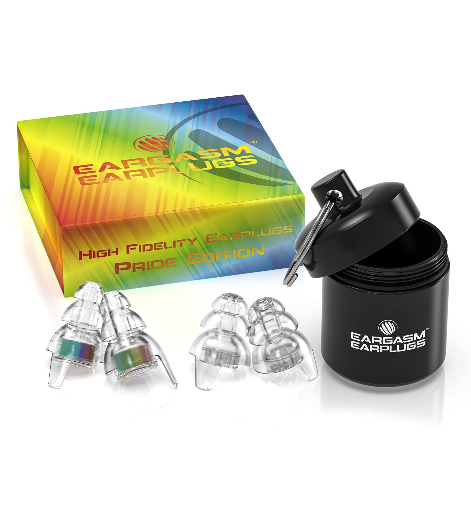 EARGASM Pride Edition High-Fidelity Earplugs Perfect for Concerts Musicians & Noise Sensitivity | Premium Gift Box Packaging - Buy Online on GoSupps.com