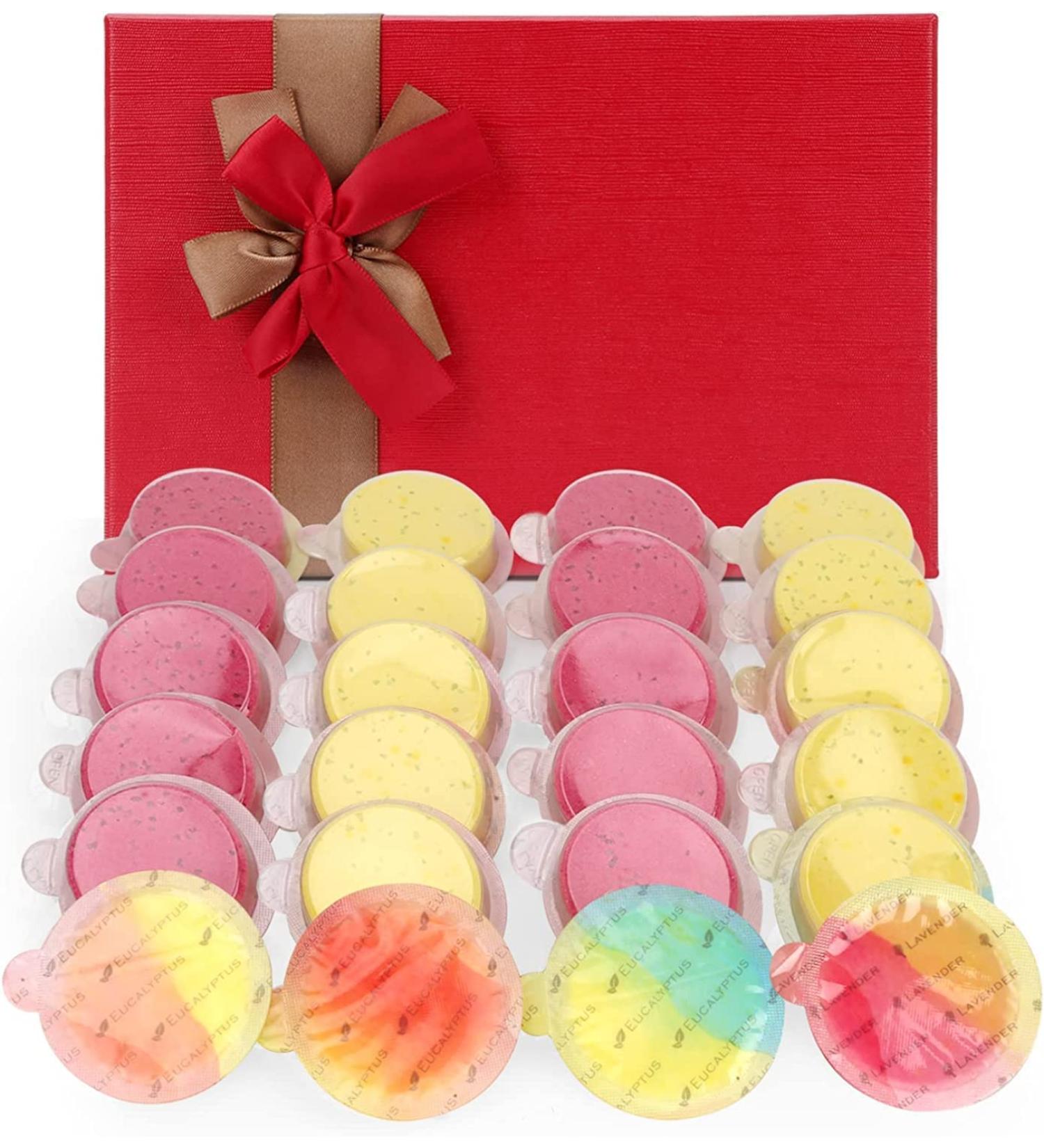 24PCS Eucalyptus & Lavender Shower Steamer Gift Set - Aromatherapy Shower Bombs for Strong Fragrance - Perfect Mother's Day or Anniversary Gift - Buy Online on GoSupps.com