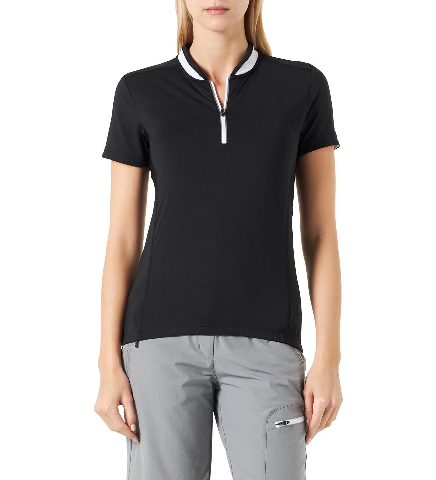 CMP Women's Black Bike T-Shirt with Print Stylish & Comfortable Cycling Tee - Buy Online on GoSupps.com