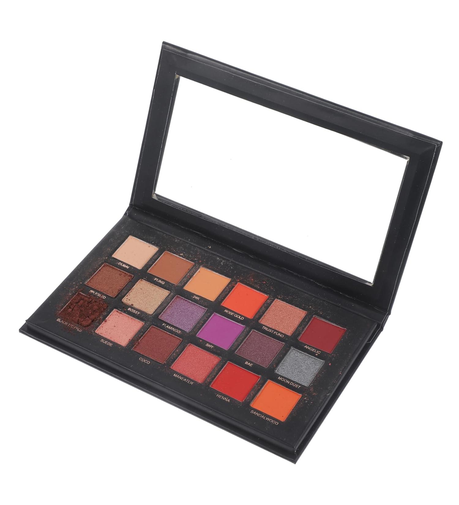Didiseaon 18 Black Eyeshadow Palette - Matte & Shimmer Eye Shadow for Women | International Shipping Available - Buy Online on GoSupps.com