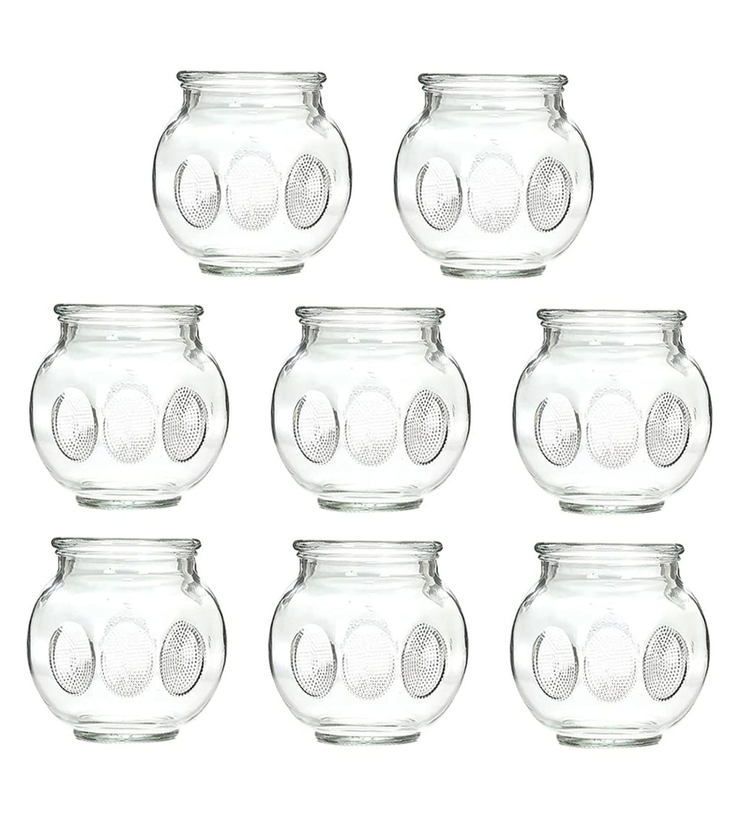 8PCS Glass Cupping Therapy Set Safe Styrofoam Packaging No. 3 3 | Boost Wellness & Recovery - Buy Online on GoSupps.com