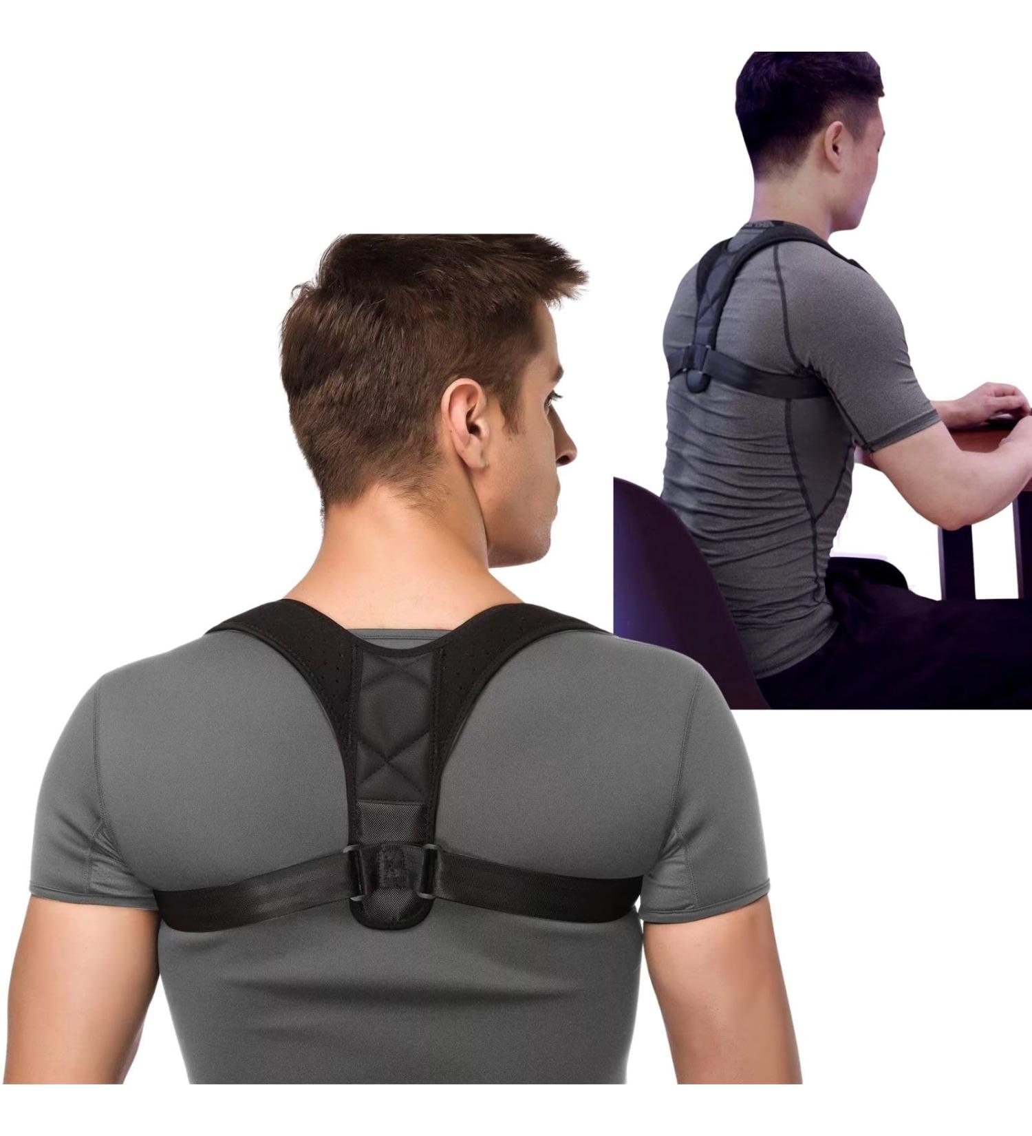 ETRSAIRL Back Brace Posture Corrector For Men And Women Lightweight Upper Back Brace for Clavicle Support Easy To Put On Always Maintain Good Posture Prevent Hunchback Improve Posture - Buy Online on GoSupps.com