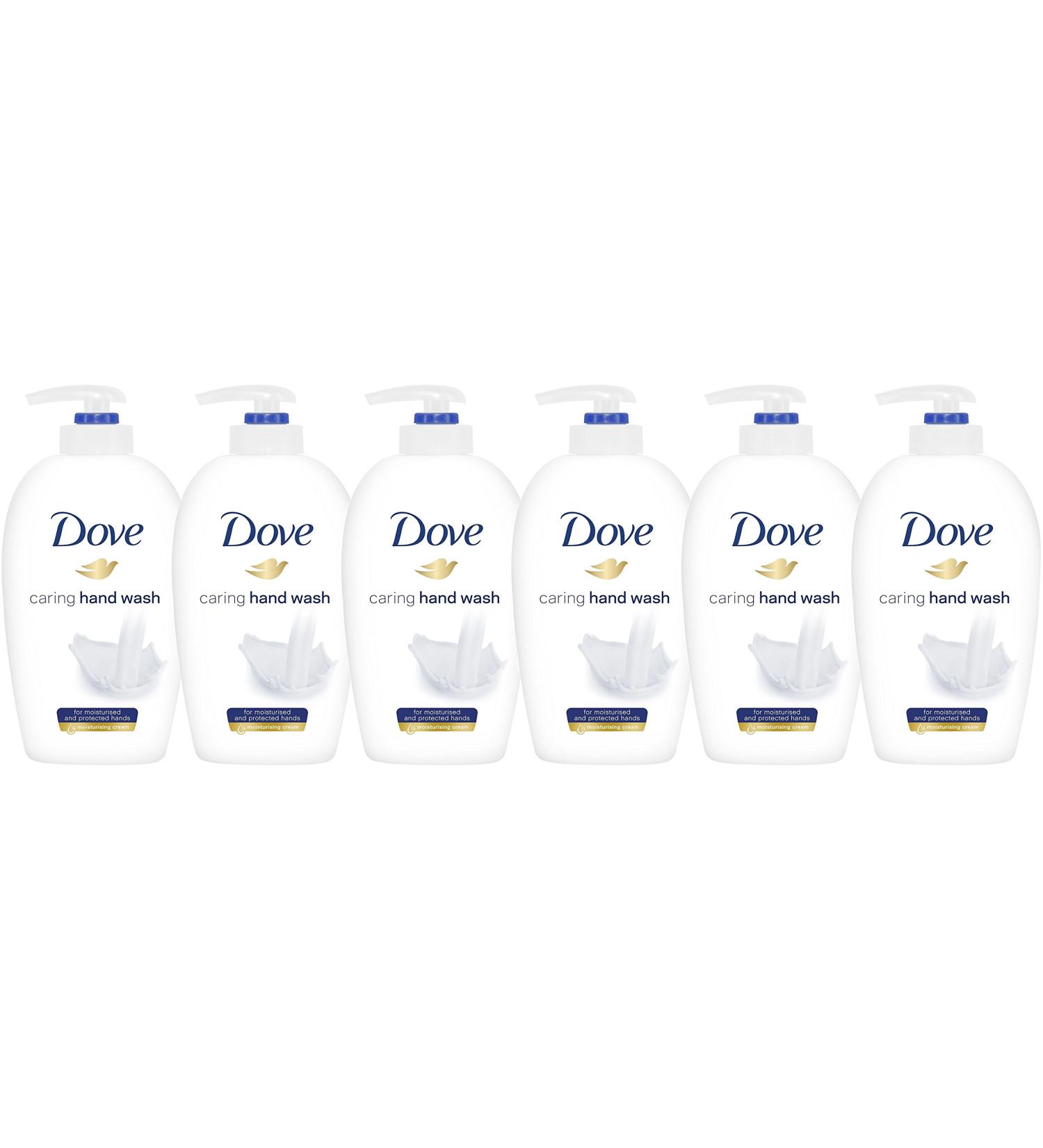 Dove Caring Hand Wash, Original, 250 Ml / 8.45 Ounce (Pack of 6), White
