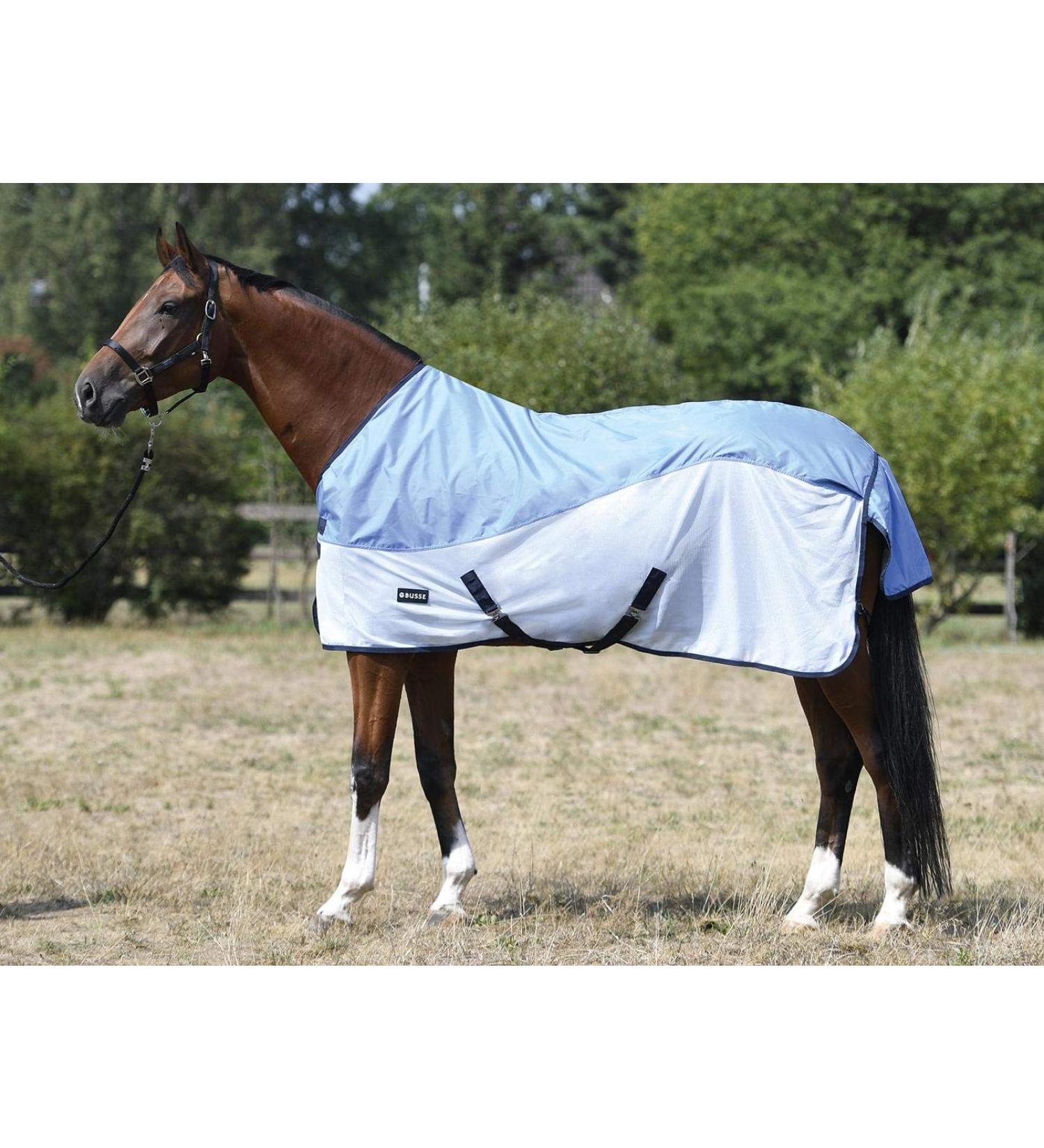 Buy Busse Paddock Blanket RAINFLY - Sky Navy 145 | Premium Quality Horse Blankets for All Weather | International Shipping Available - Buy Online on GoSupps.com