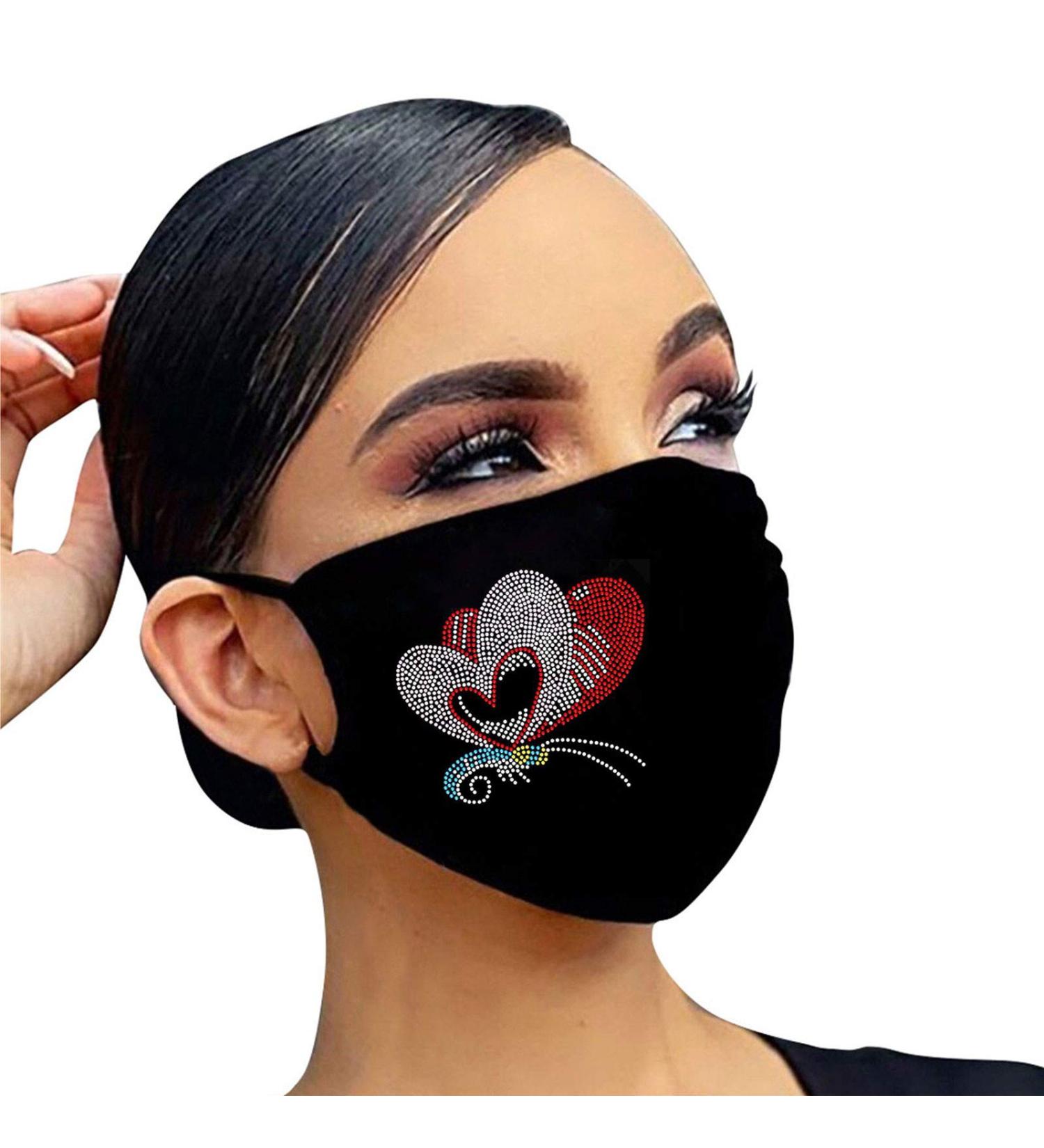Comfortable Windproof Balacava Cute Sweet Heart Shapes On Blurry Background Romantic Love Valentines Day Printed Facial decorations for adult - Buy Online on GoSupps.com