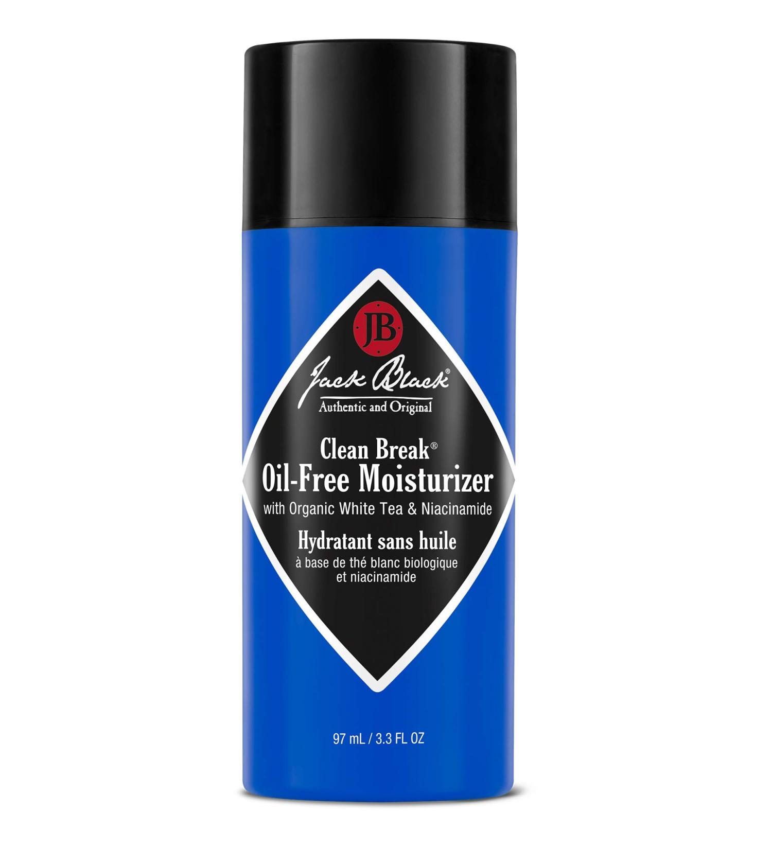 Jack Black Clean Break Oil-Free Moisturizer 3.3 Fl Oz - Lightweight Hydration - Buy Online on GoSupps.com