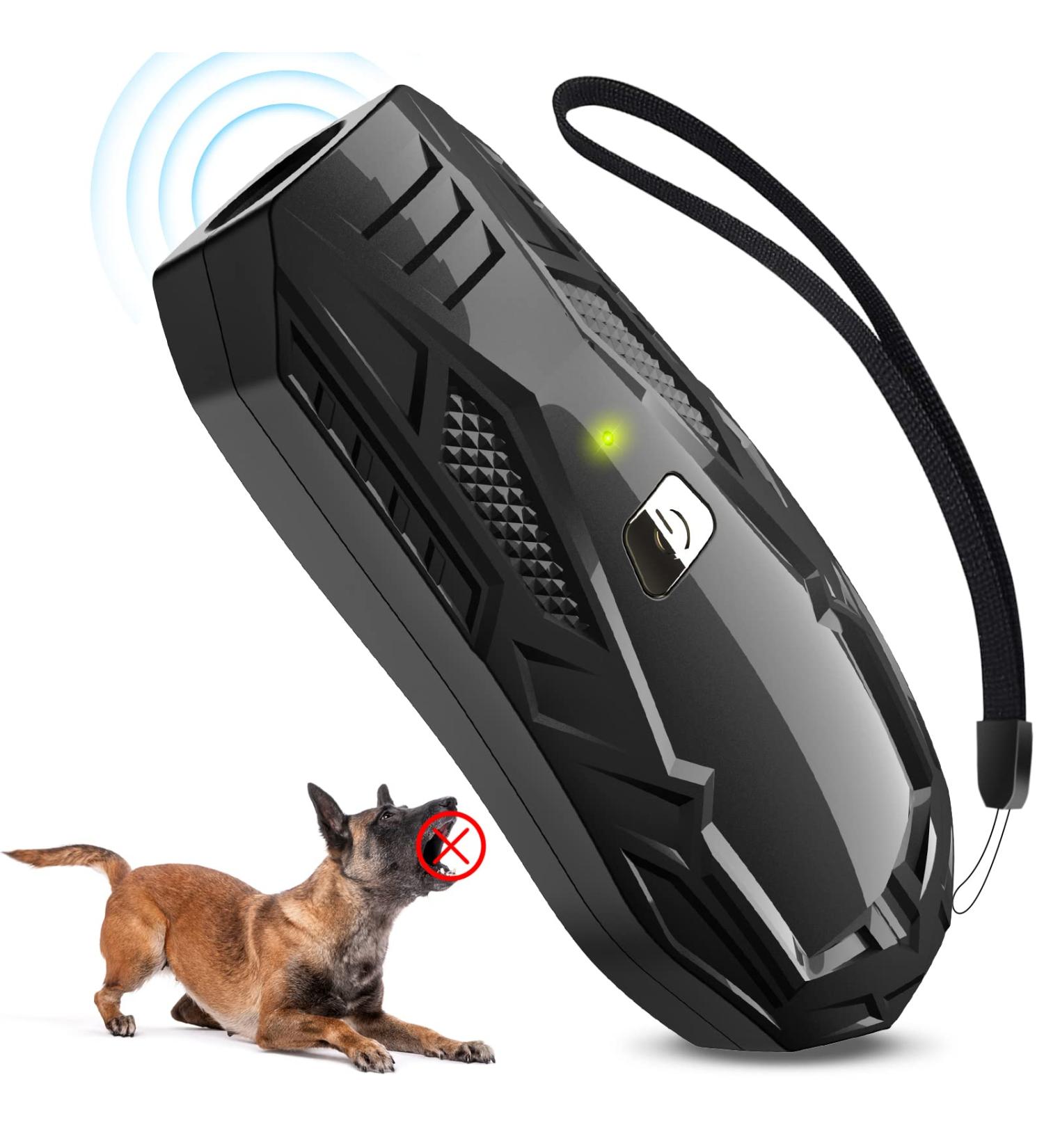 Antibell for Dogs - Ultrasound Anti-Bark Device for Small & Large Dogs | Effective Bark Stopper for Indoor & Outdoor Use - Buy Online on GoSupps.com