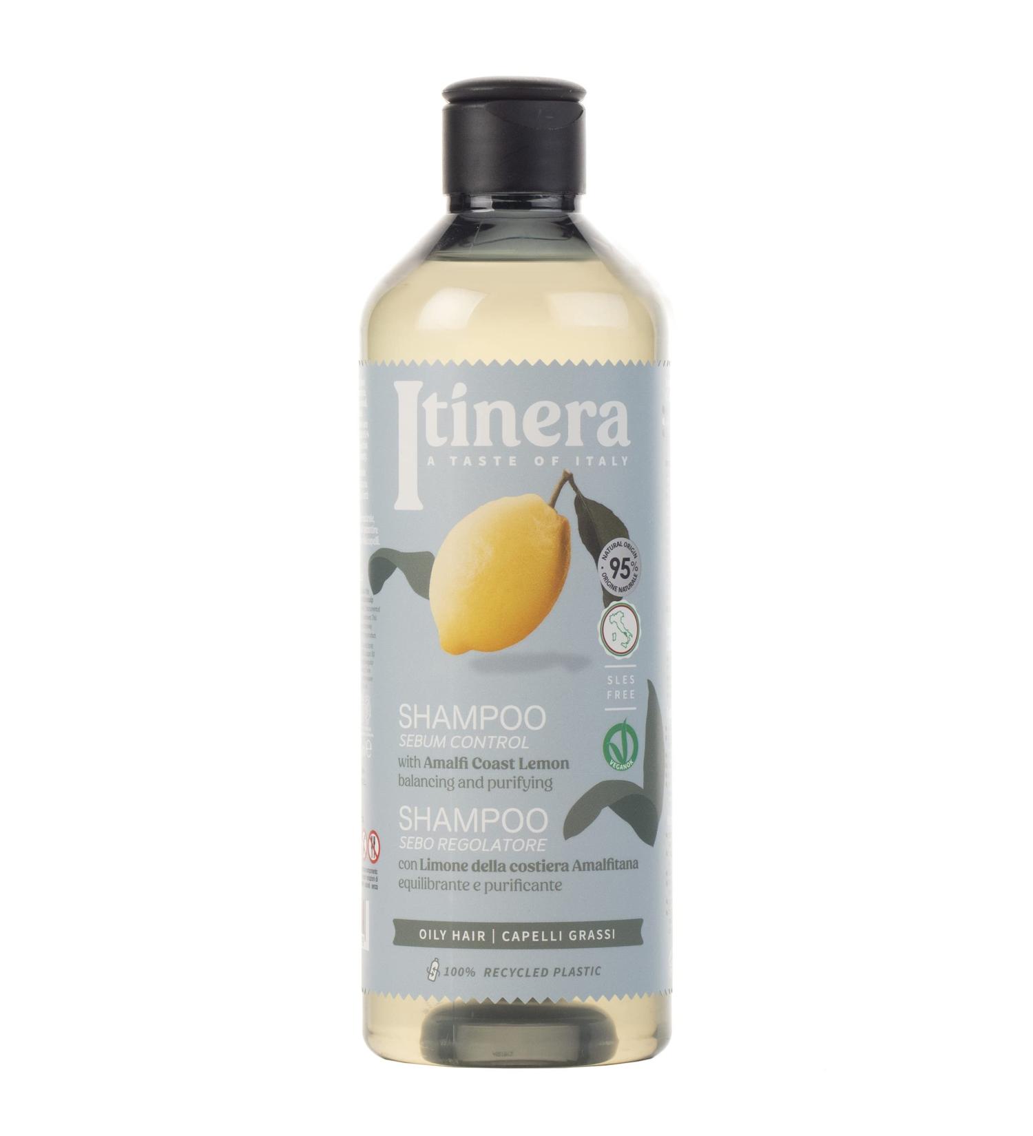 sarciaeu ITINERA Shampoo for oily hair with lemon from the Amalfi Coast 370 ml 1 piece - Buy Online on GoSupps.com