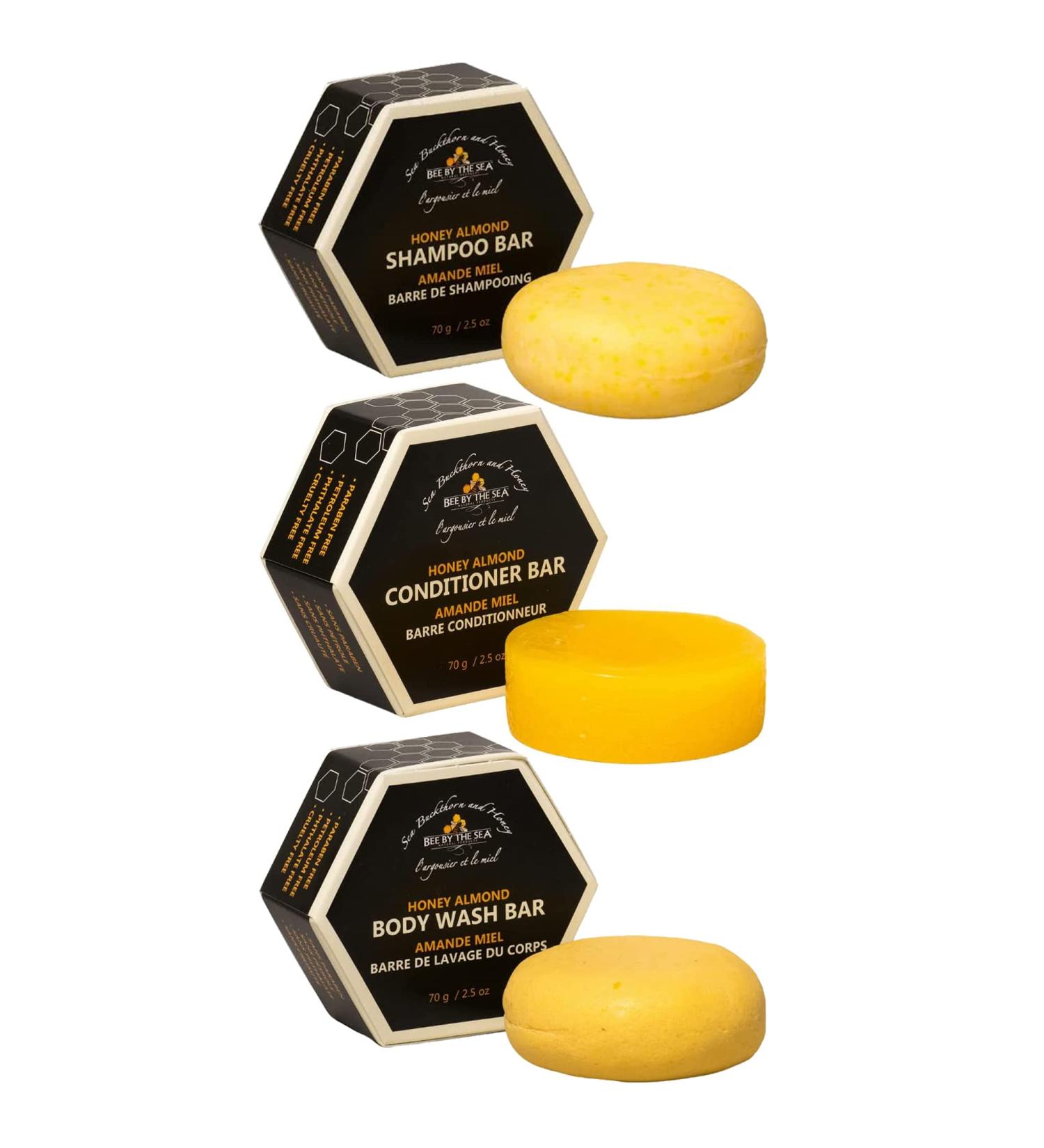 Bee By the Sea Eco Bar Variety Pack (Shampoo Conditioner and Body Wash) - Buy Online on GoSupps.com