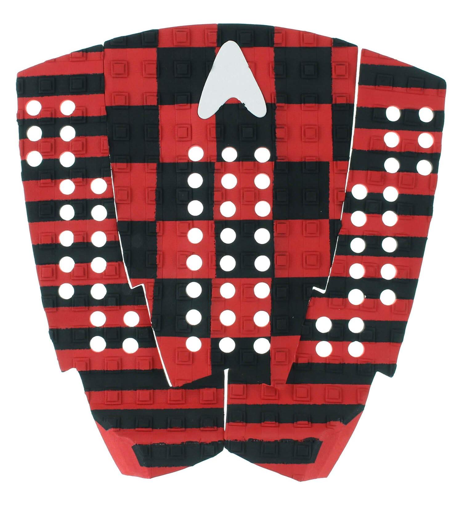 Astrodeck Christian Fletcher CF007 Black/Red Surfboard Traction Pad