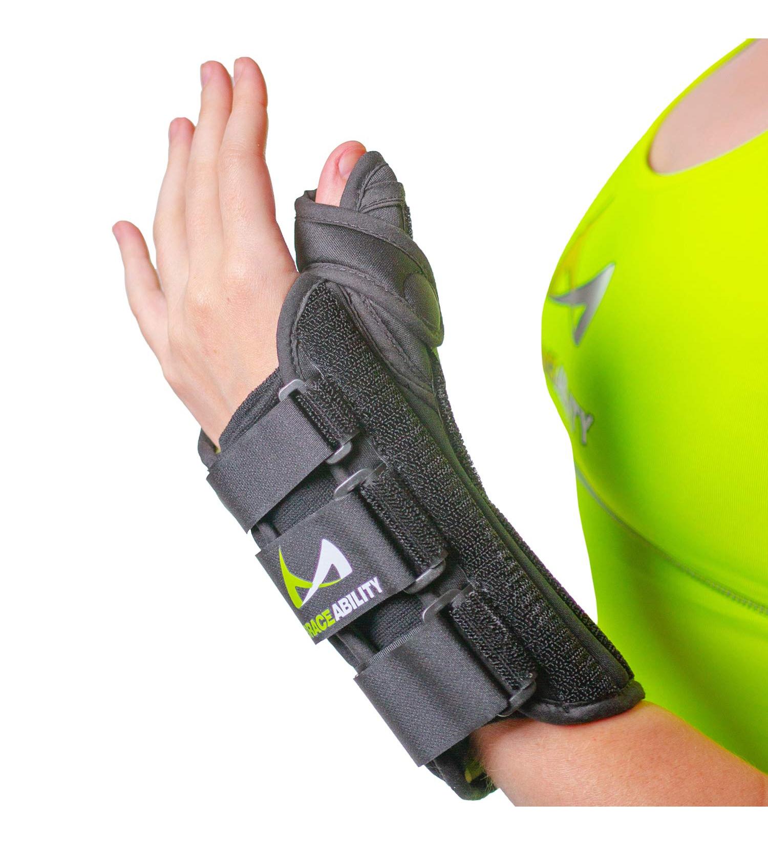 Thumb & Wrist Spica Splint for De Quervain's Tenosynovitis, Tendonitis, Arthritis & Sprains - Small Left Hand Brace - Buy Online on GoSupps.com