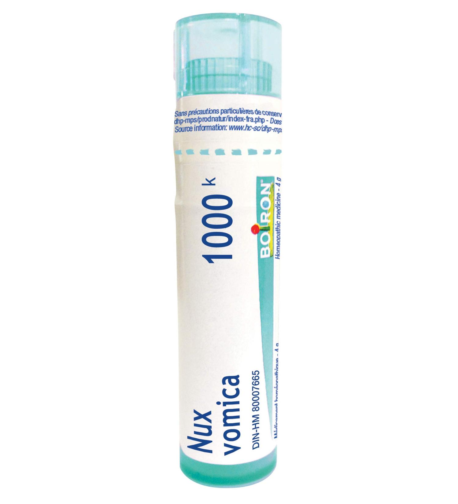 Nux Vomica 1000k Boiron Homeopathic Medicine - Buy Online on GoSupps.com