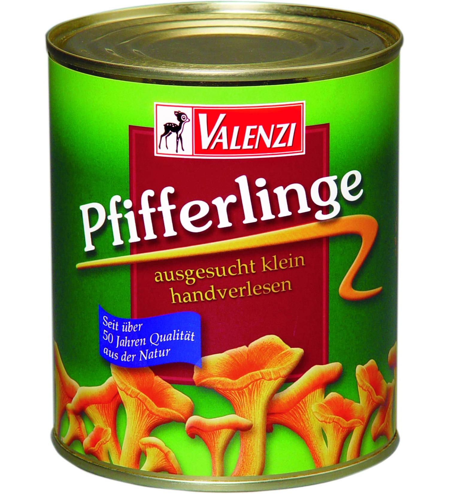  VALENZI Selected Small Chanterelles - Box of 850 ml (455 g ATG) - Buy Online on GoSupps.com