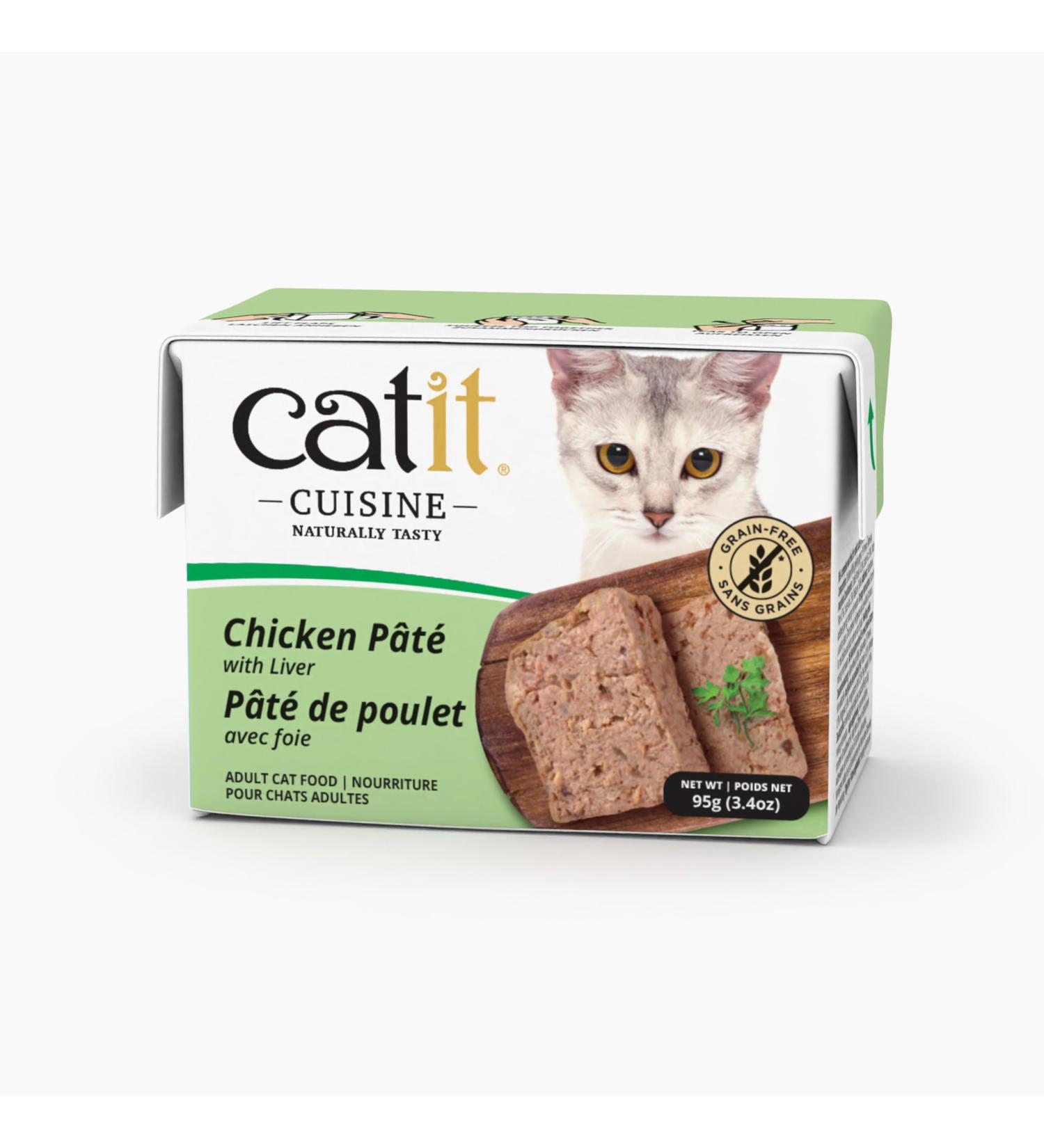 Catit Cuisine Chicken P t with Liver 95 g Cat Food Wet Cat Food Cat Food Wet Nourriture Pour Chat Cat Wet Food Chat Kitten Food Kitten Wet Food Canned Cat Food Nourriture Chat Wet Food Cat - Buy Online on GoSupps.com