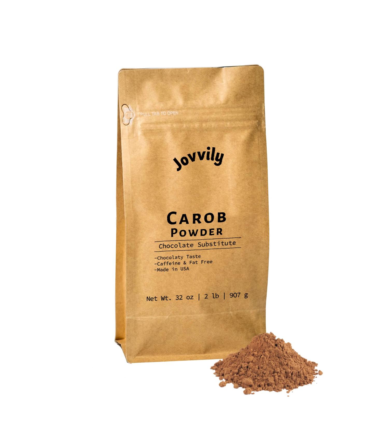 Jovvily Carob Powder 2lb for Milkshakes, Smoothies & Baked Goods - Buy Online on GoSupps.com