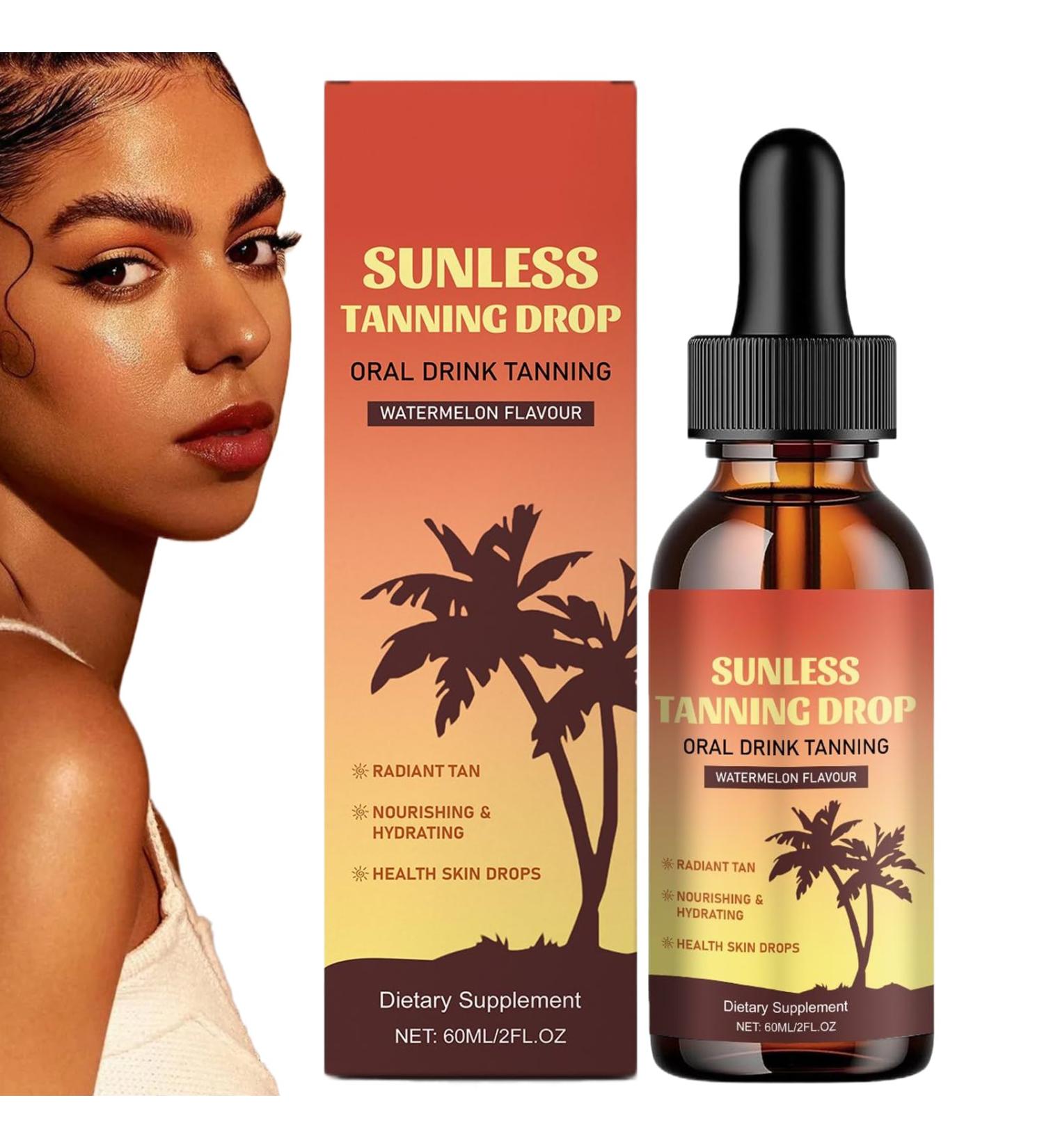  Generisch Self-tanning drops for the face | Moisturizing facial tanner | 60 ml hydrating tanning shade-balancing for all skin types - Buy Online on GoSupps.com