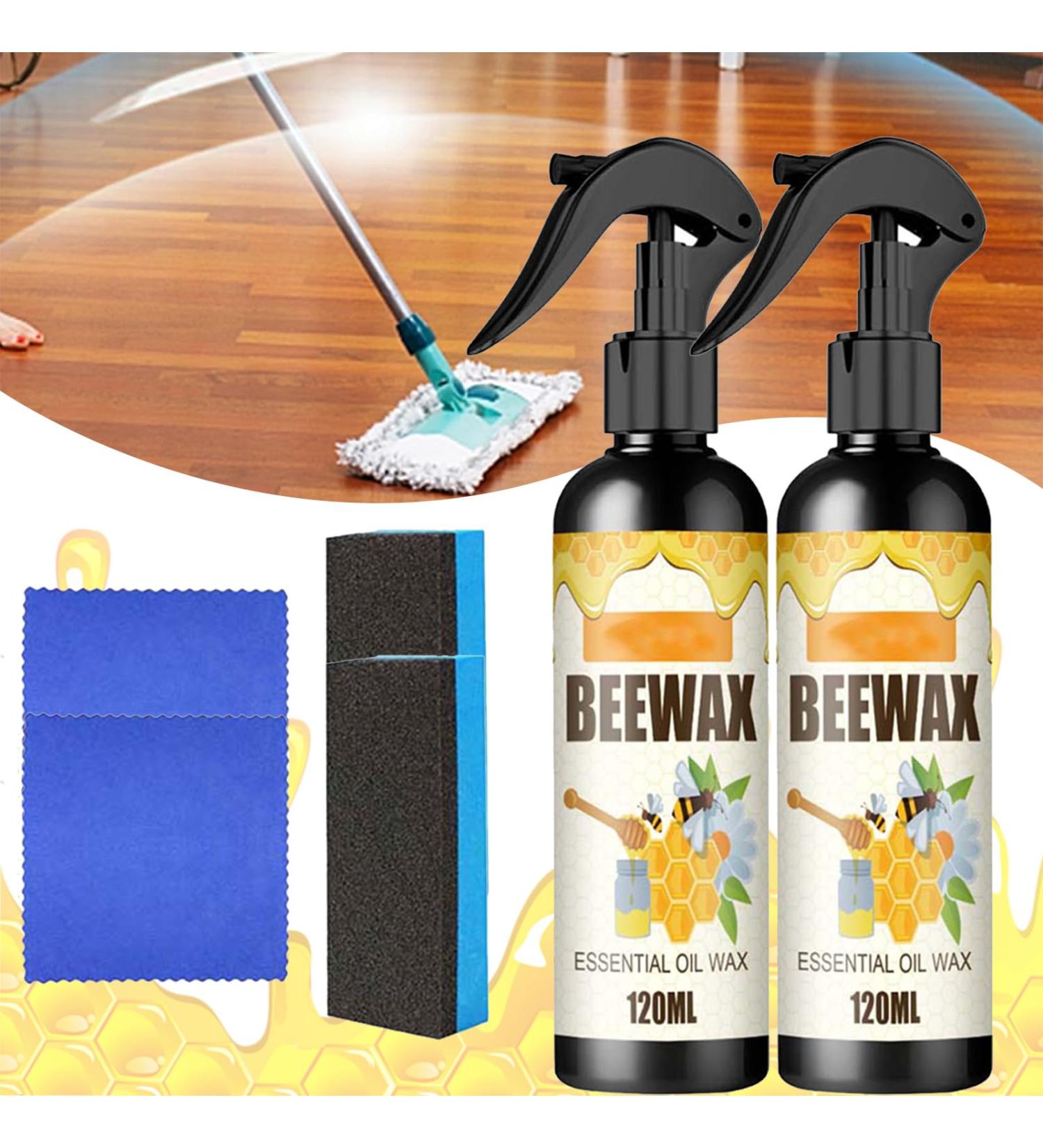 Natural Micro-Molecularized Beeswax Spray Molecularized Beeswax Spray Beeswax Furniture Polish Bees Wax Furniture Polish and Cleaner Beeswax Furniture Polish Wax Wood Floor (2Pcs) - Buy Online on GoSupps.com