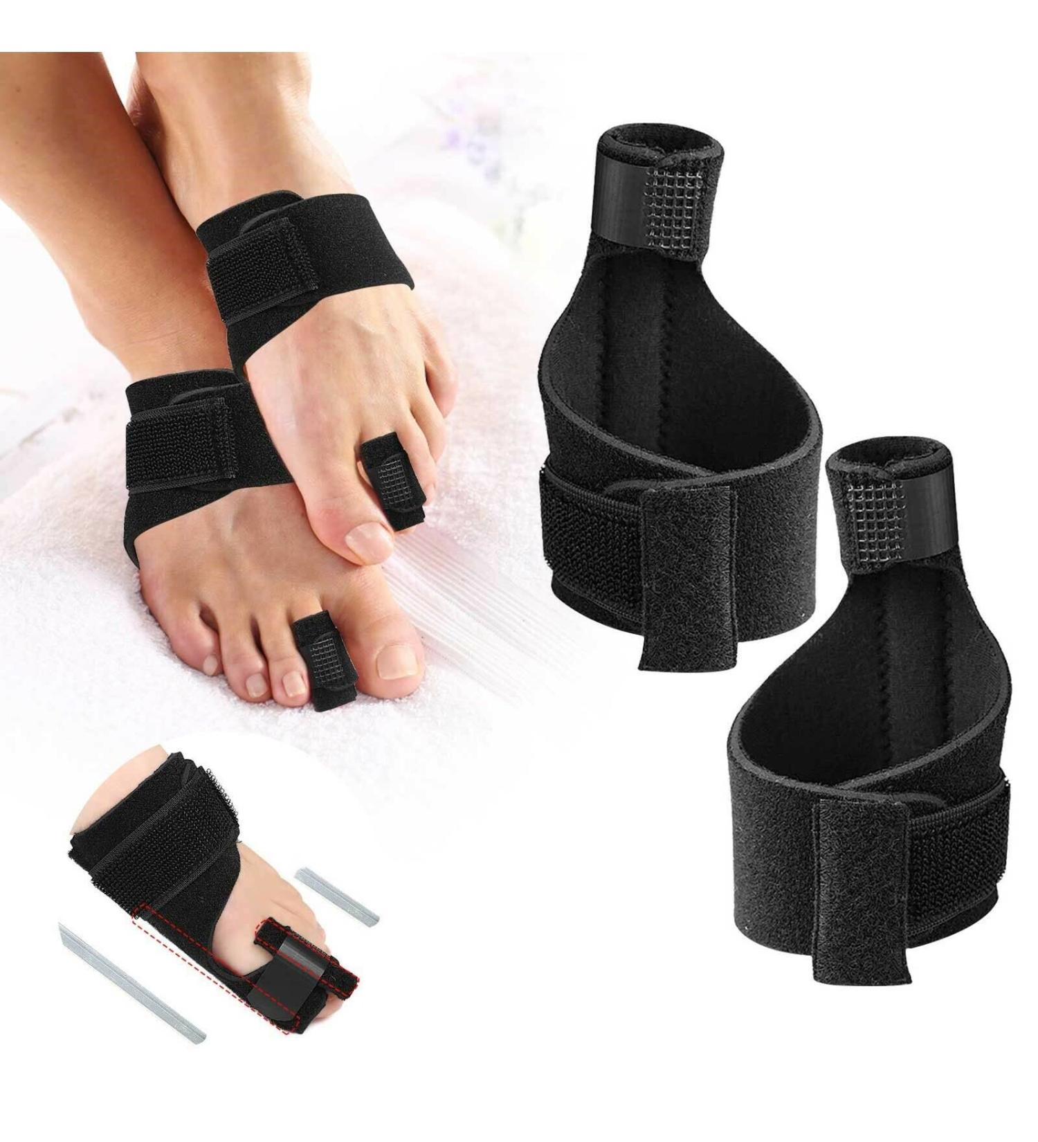 JIAWEIIY Big Toe Straightener & Bunion Corrector - 1 Pair for Pain Relief | International Shipping Available - Buy Online on GoSupps.com