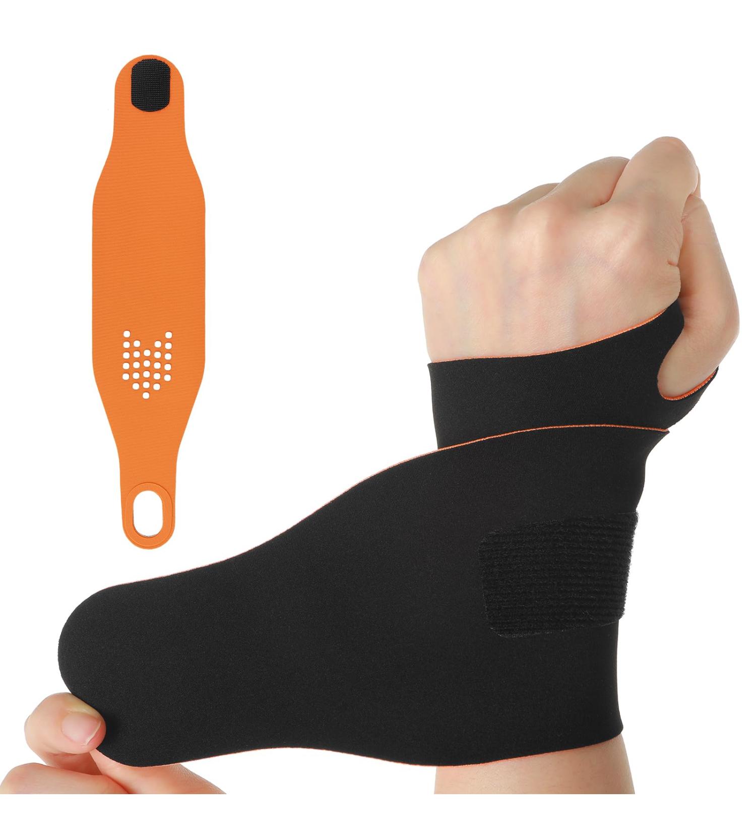 Ultra-Thin Compression Wrist Brace - Adjustable Support for Tendonitis Carpal Tunnel & Arthritis | Ideal for Sports & Work - Unisex - Buy Online on GoSupps.com