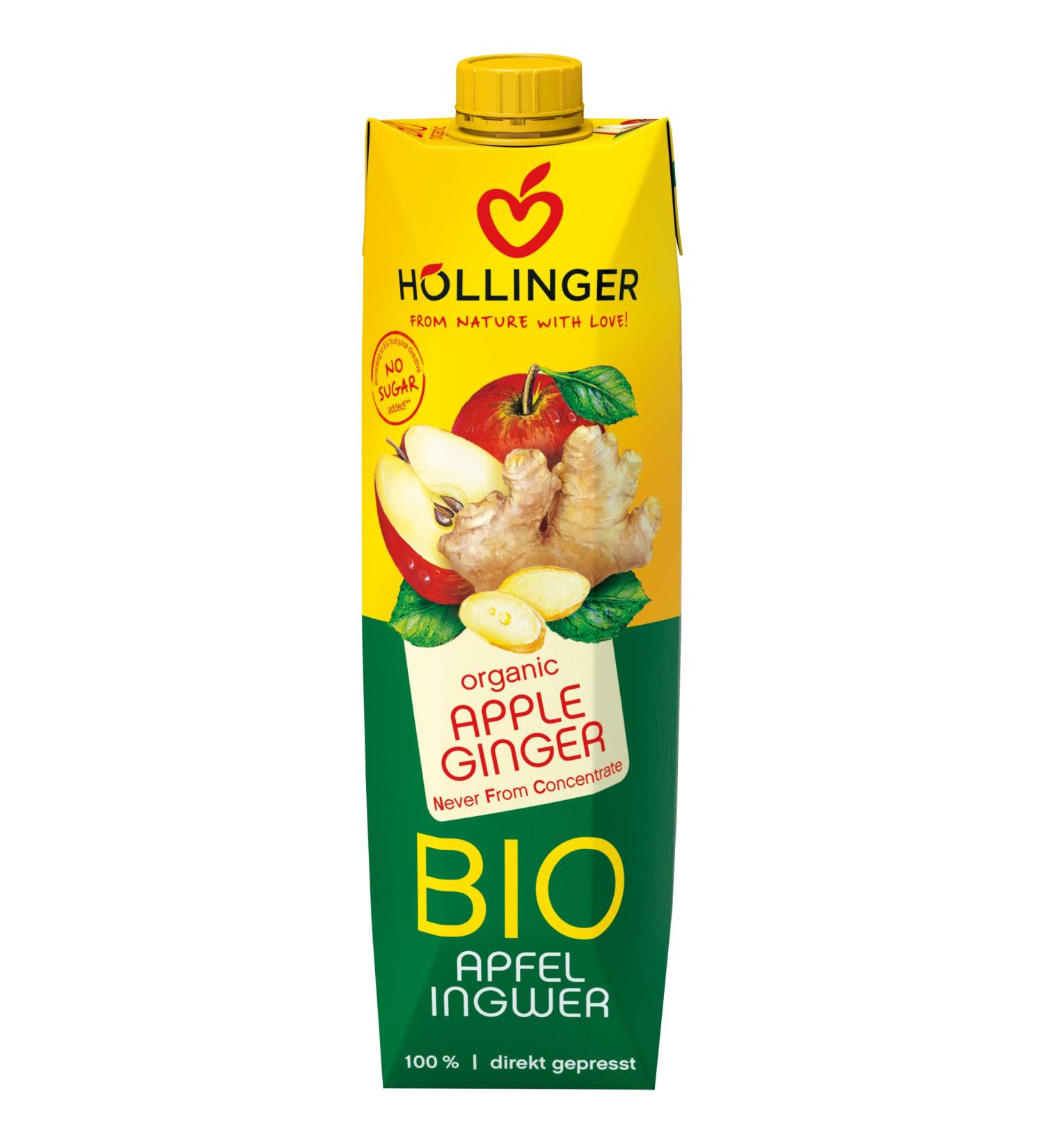 Buy H llinger Organic Apple Juice 1000ml - All-Natural Refreshing Taste International Shipping - Buy Online on GoSupps.com