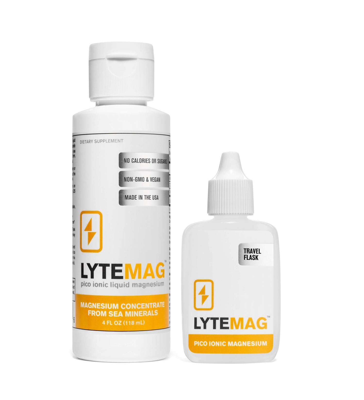 LYTEmag Liquid Magnesium Supplement - Sleep & Muscle Recovery Support - 60 Servings - Buy Online on GoSupps.com