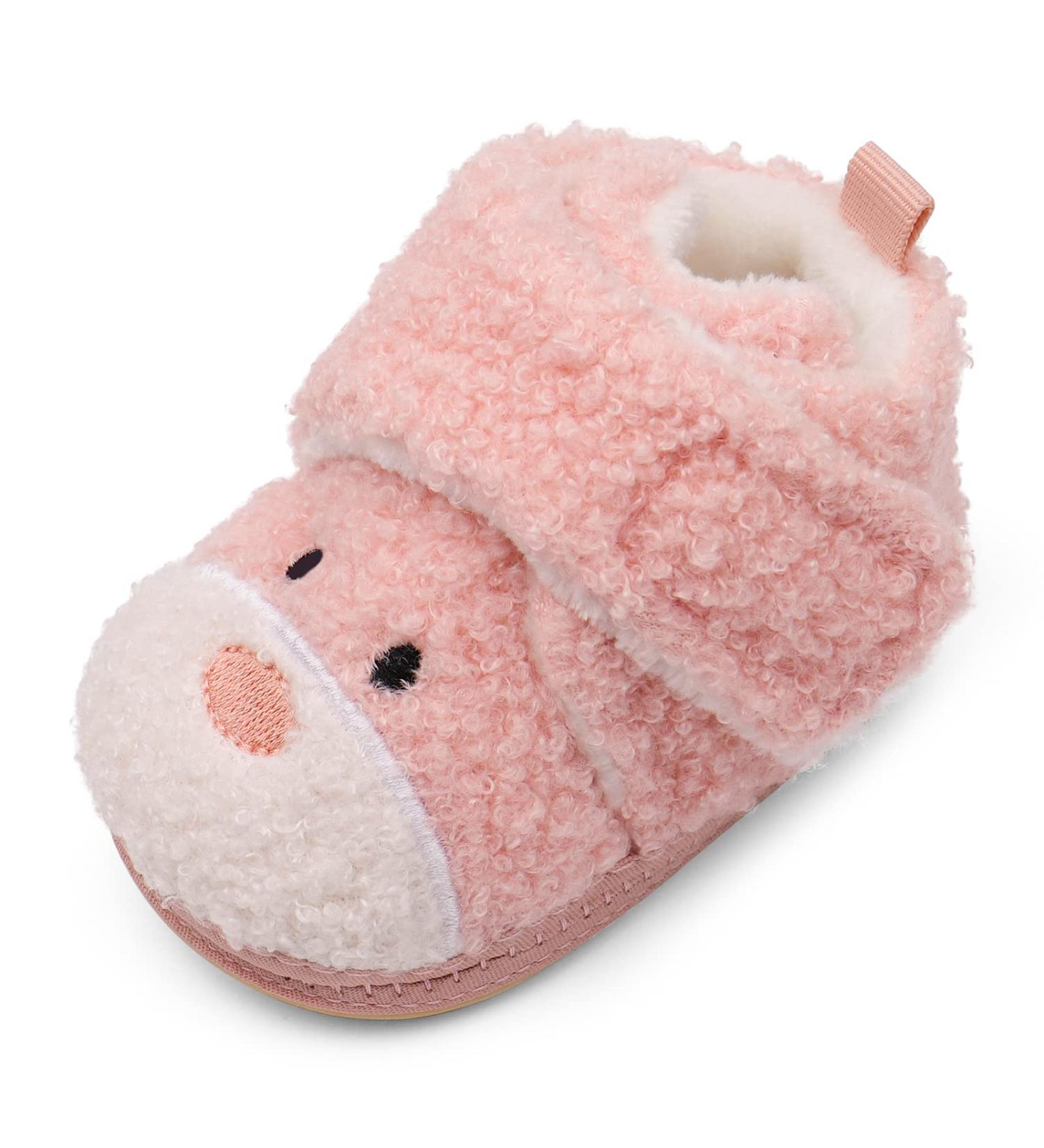 Cheerful Mario Baby Winter Home Slippers - First Walking Pram Shoes for Boys and Girls - Buy Online on GoSupps.com