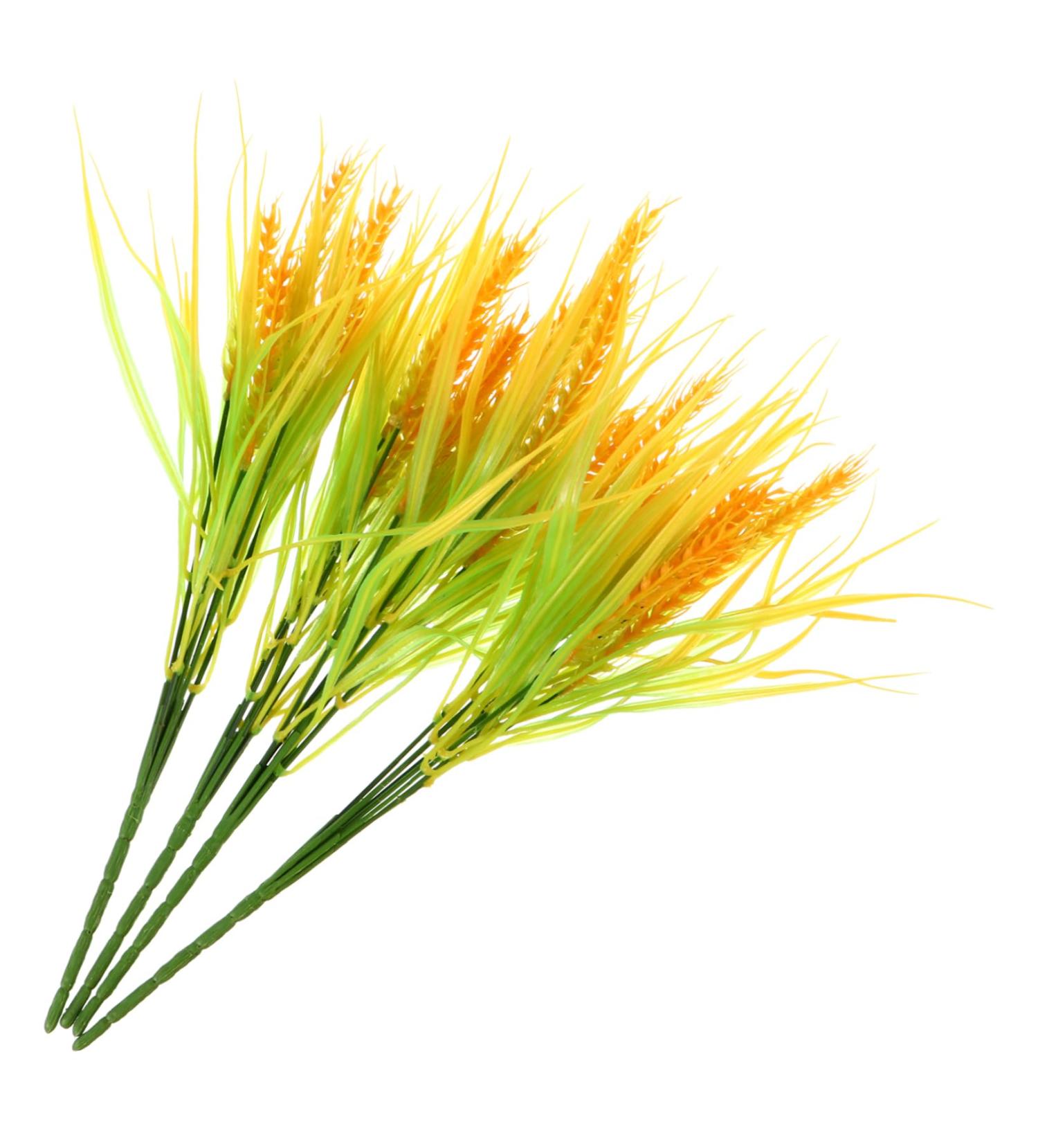Zerodeko 4pcs Simulated Ears of Wheat Dried Wheat Stems Wheat Floral Arrangement Wheat Bouquets Fall Decorations Dry Flowers for Decoration Dried Wheat Sheaves Home Artificial Plastic Plant - Buy Online on GoSupps.com