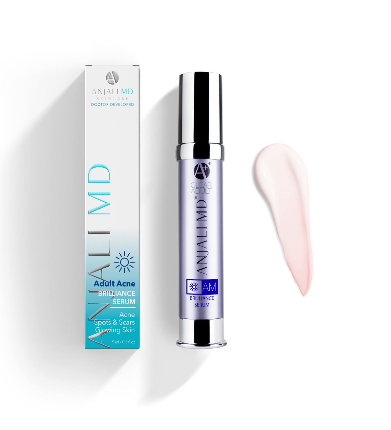 A+ Clear Adult AM Morning Brilliance Serum | Anti-Aging Face Serum & Moisturizer for Glowing Skin Acne Prevention & Scar Treatment - Buy Online on GoSupps.com